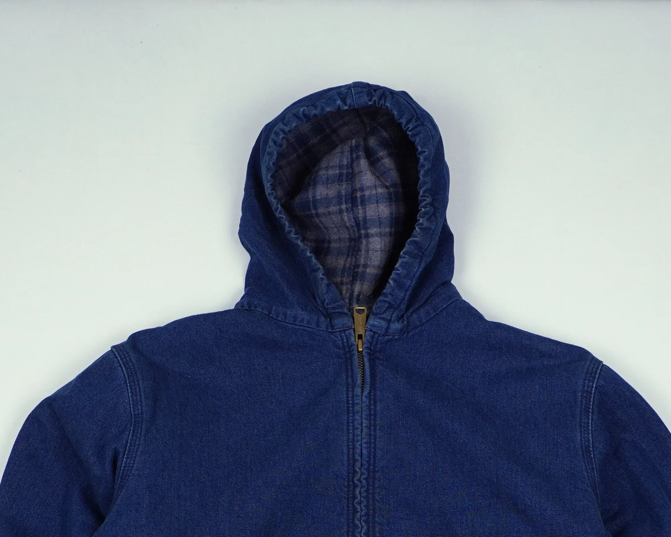 Carhartt Blue Active Jacket M Denim, Flannel