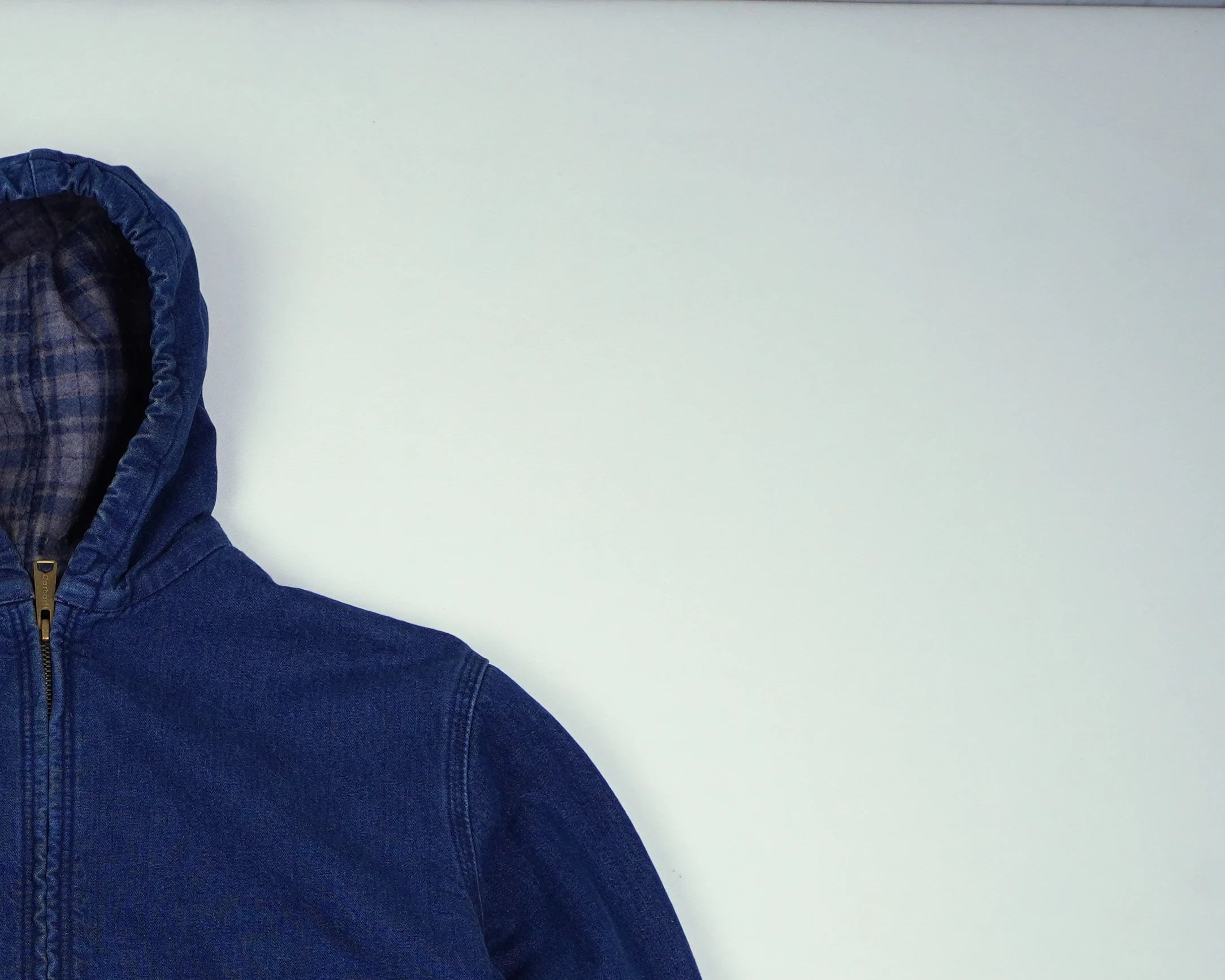 Carhartt Blue Active Jacket M Denim, Flannel