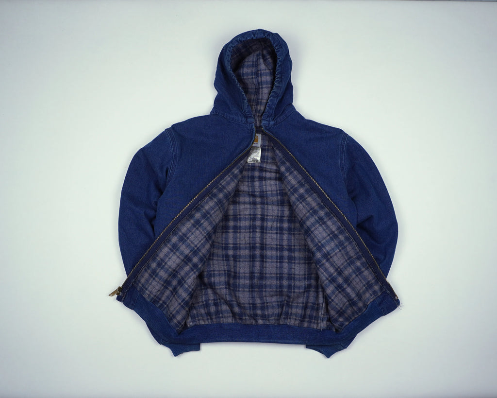 Carhartt Blue Active Jacket M Denim, Flannel