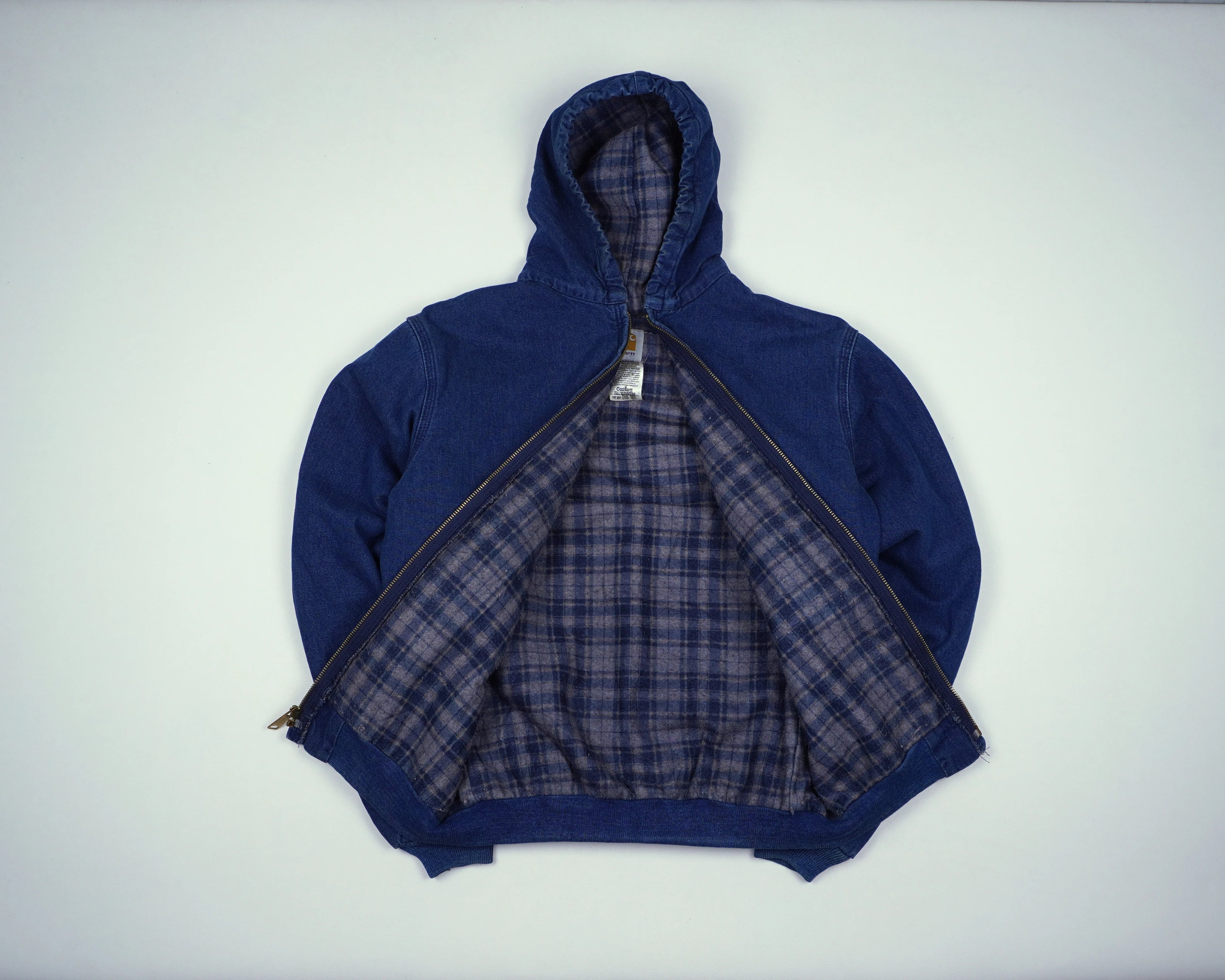 Carhartt Blue Active Jacket M Denim, Flannel