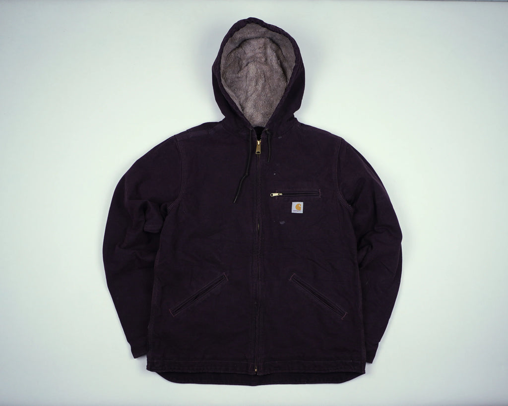 Carhartt Black Active Jacket S Canvas, Sherpa