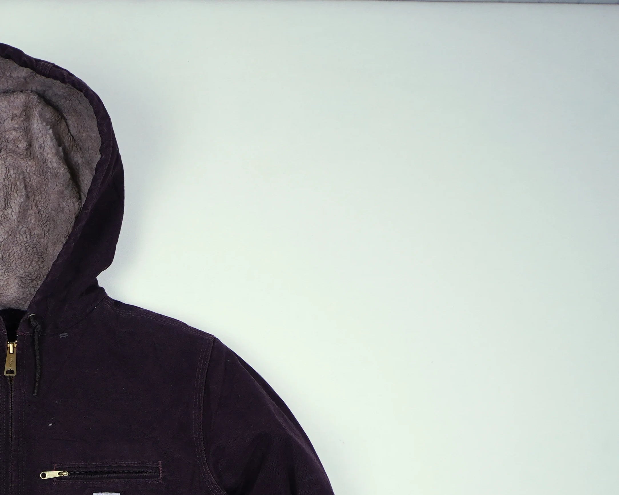 Carhartt Black Active Jacket S Canvas, Sherpa