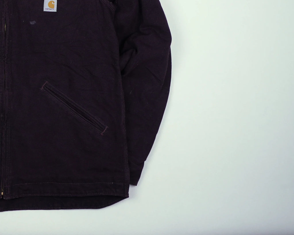 Carhartt Black Active Jacket S Canvas, Sherpa