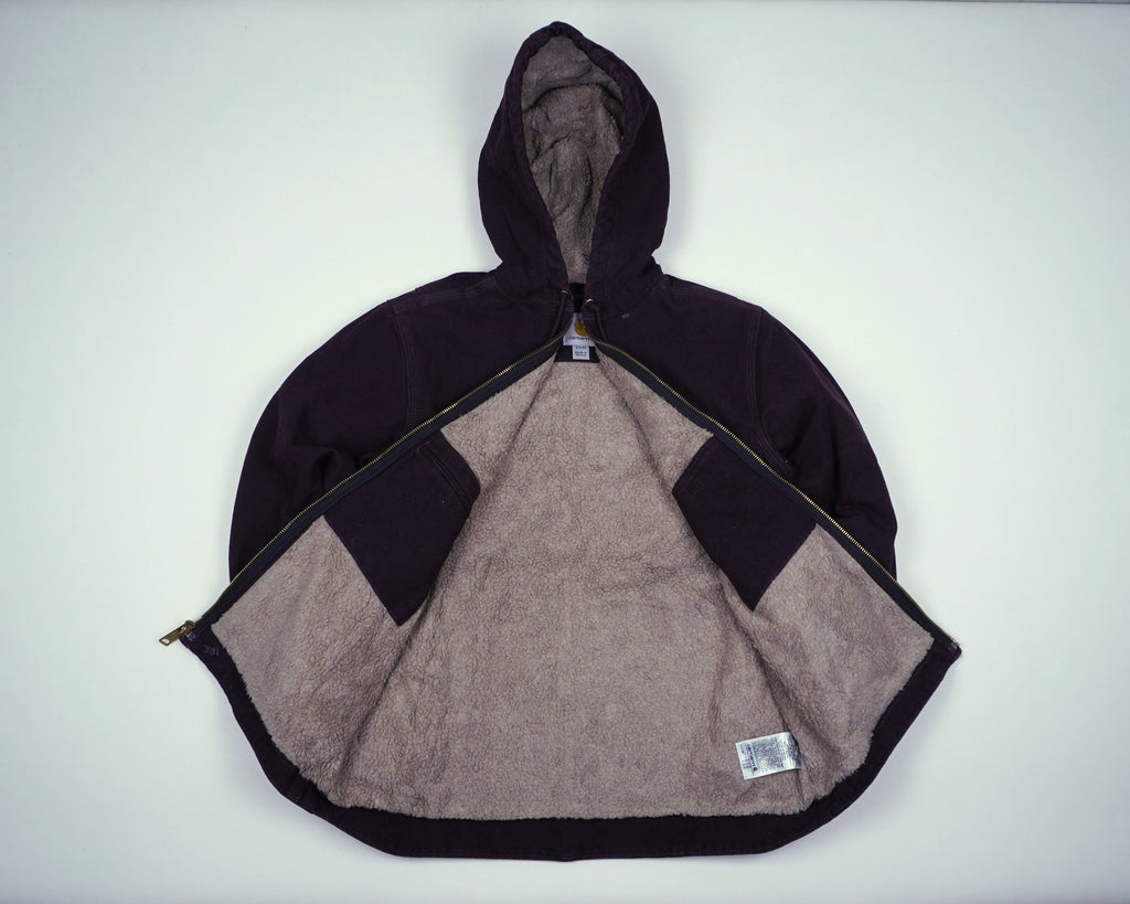 Carhartt Black Active Jacket S Canvas, Sherpa