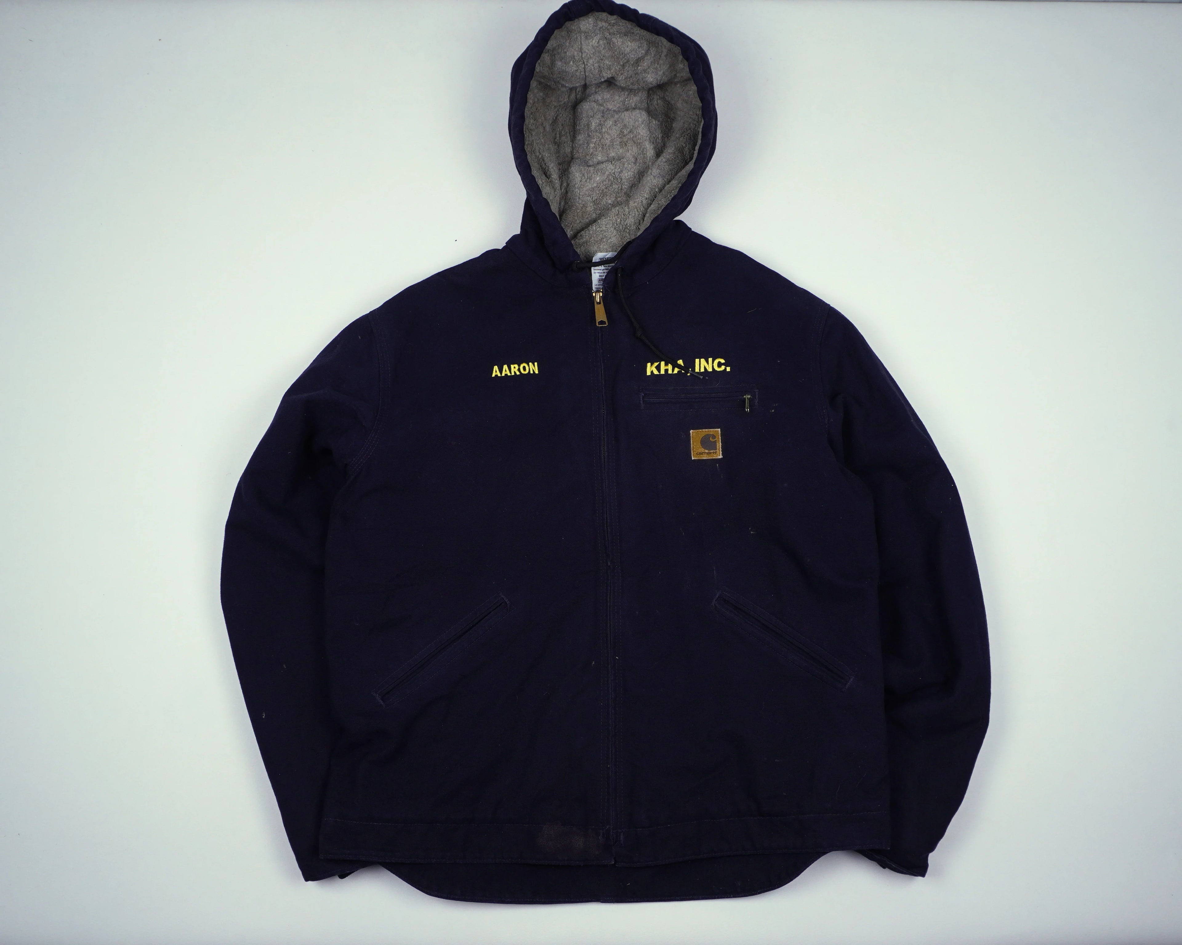 Carhartt Navy Active Jacket L Cotton, Polyester