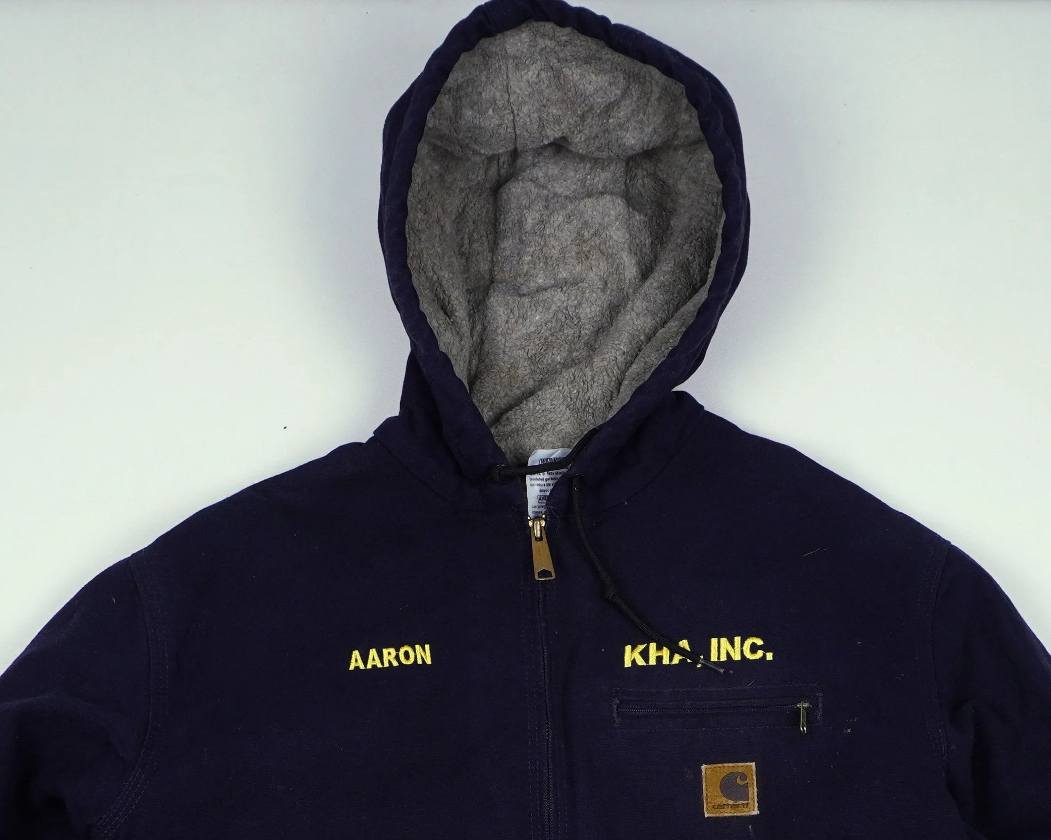 Carhartt Navy Active Jacket L Cotton, Polyester