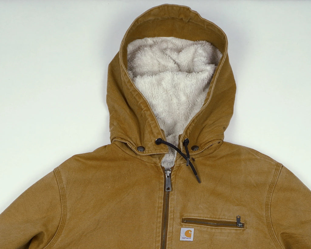 Carhartt Brown Active Jacket XXL Canvas, Sherpa