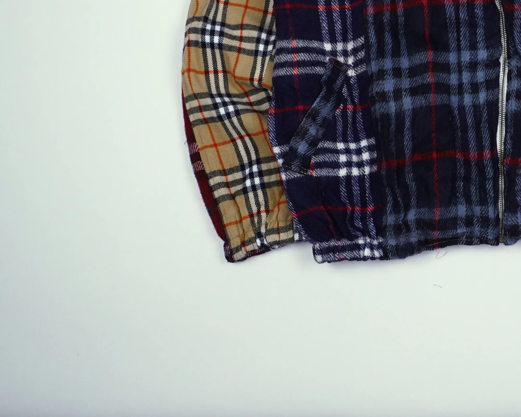 Burberry Brown Bomber Jacket S Wool, Polyester