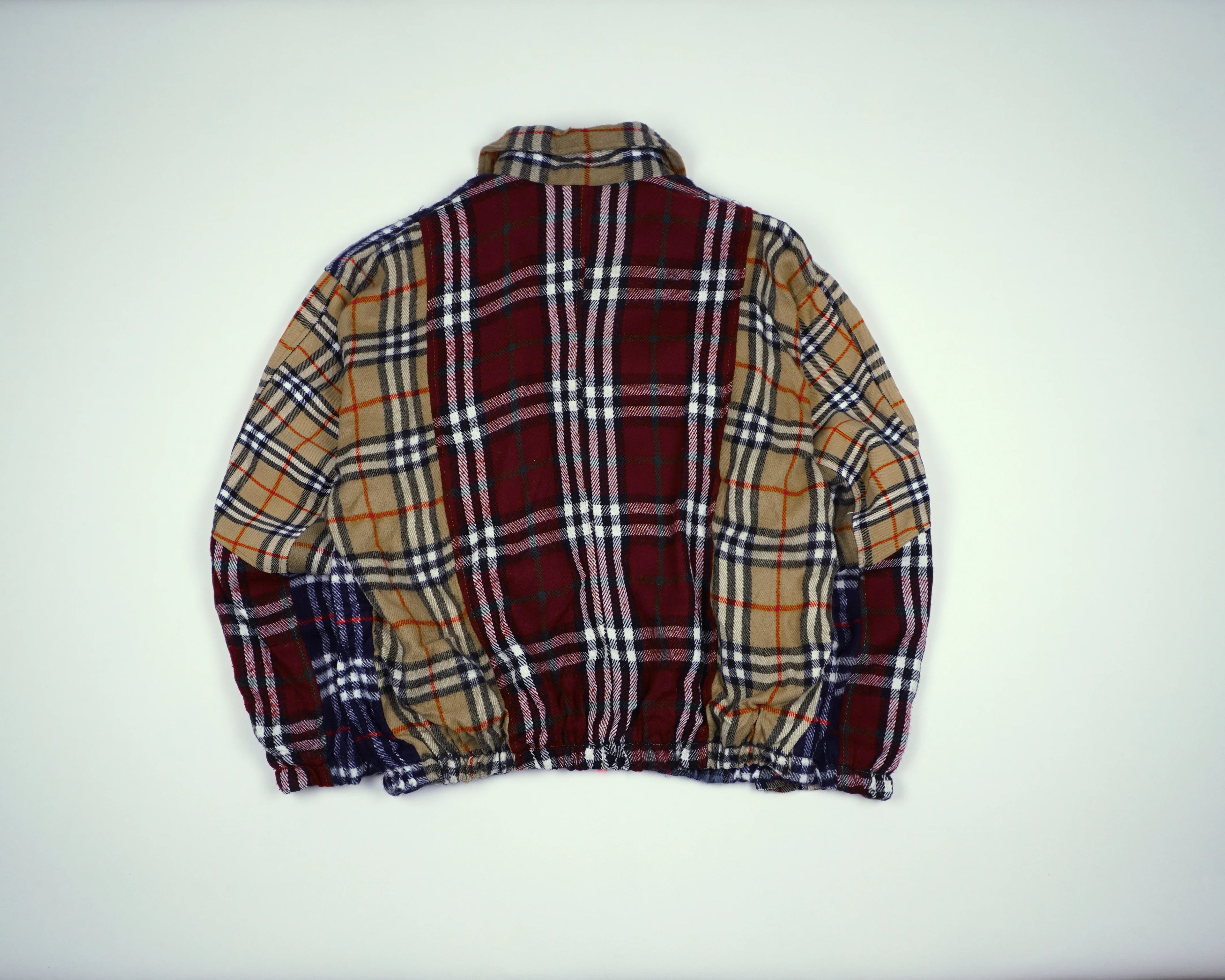 Burberry Brown Bomber Jacket S Wool, Polyester