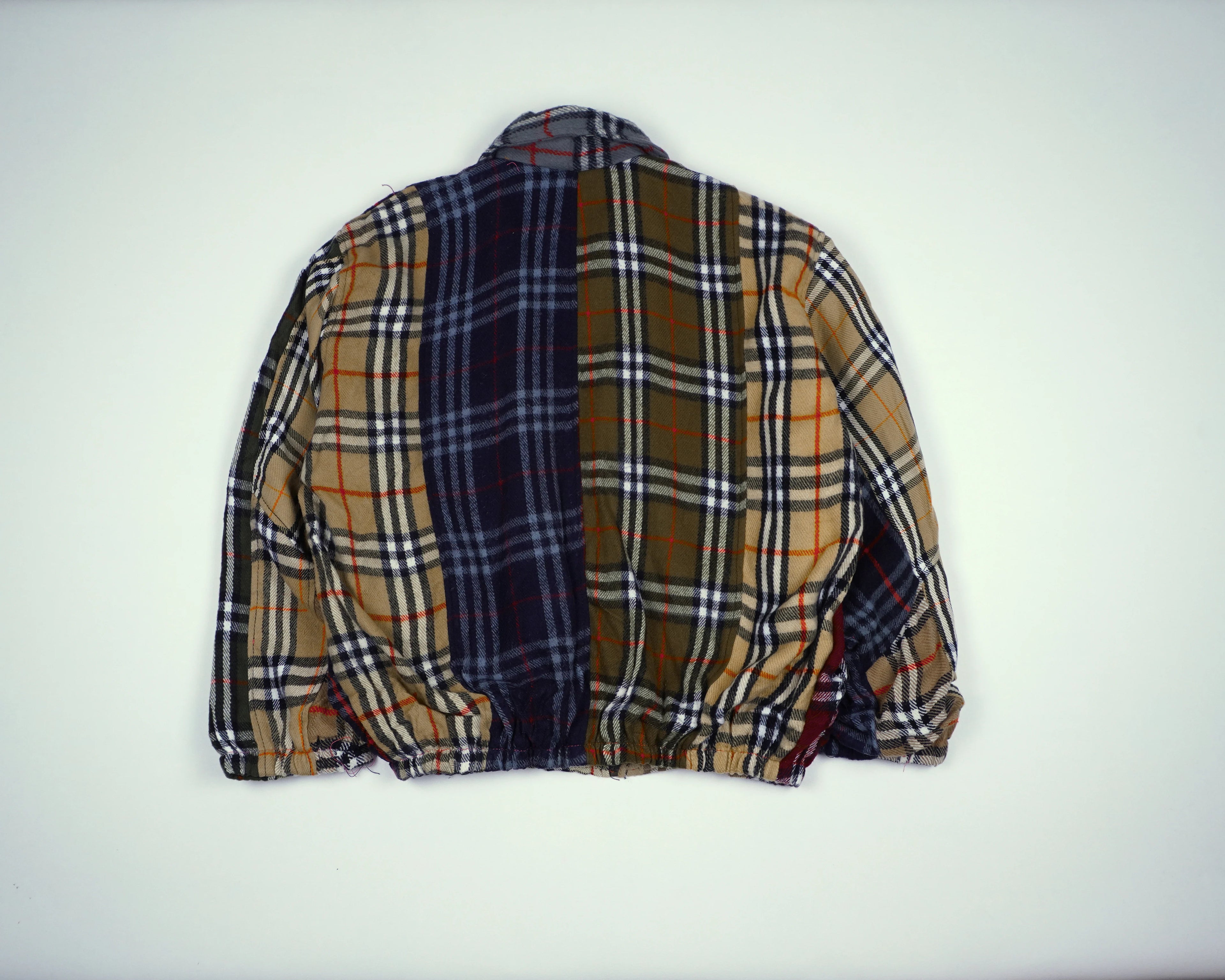 Burberry Brown Bomber Jacket M Wool, Polyester