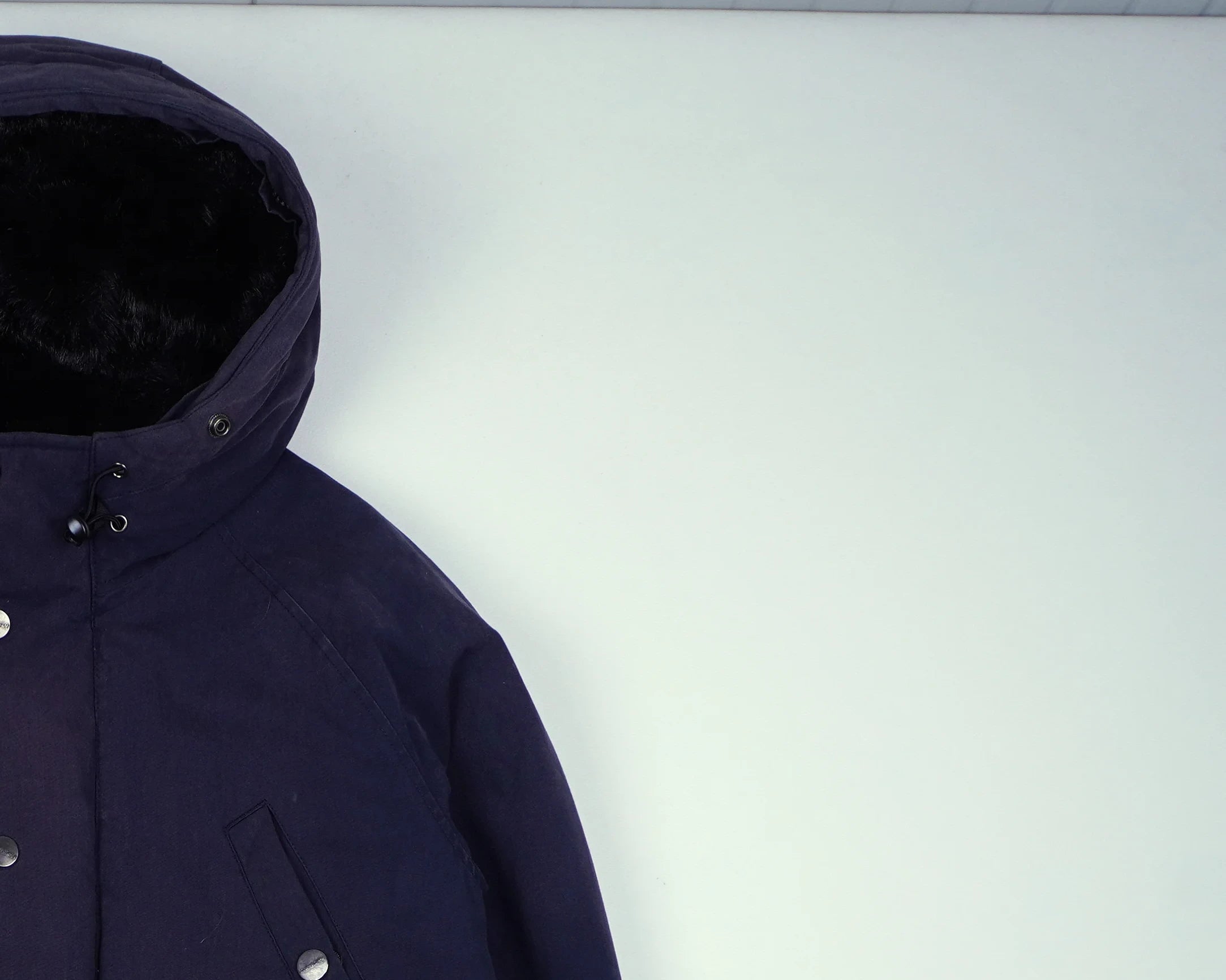 Carhartt Navy Parka Jacket M Cotton, Polyester