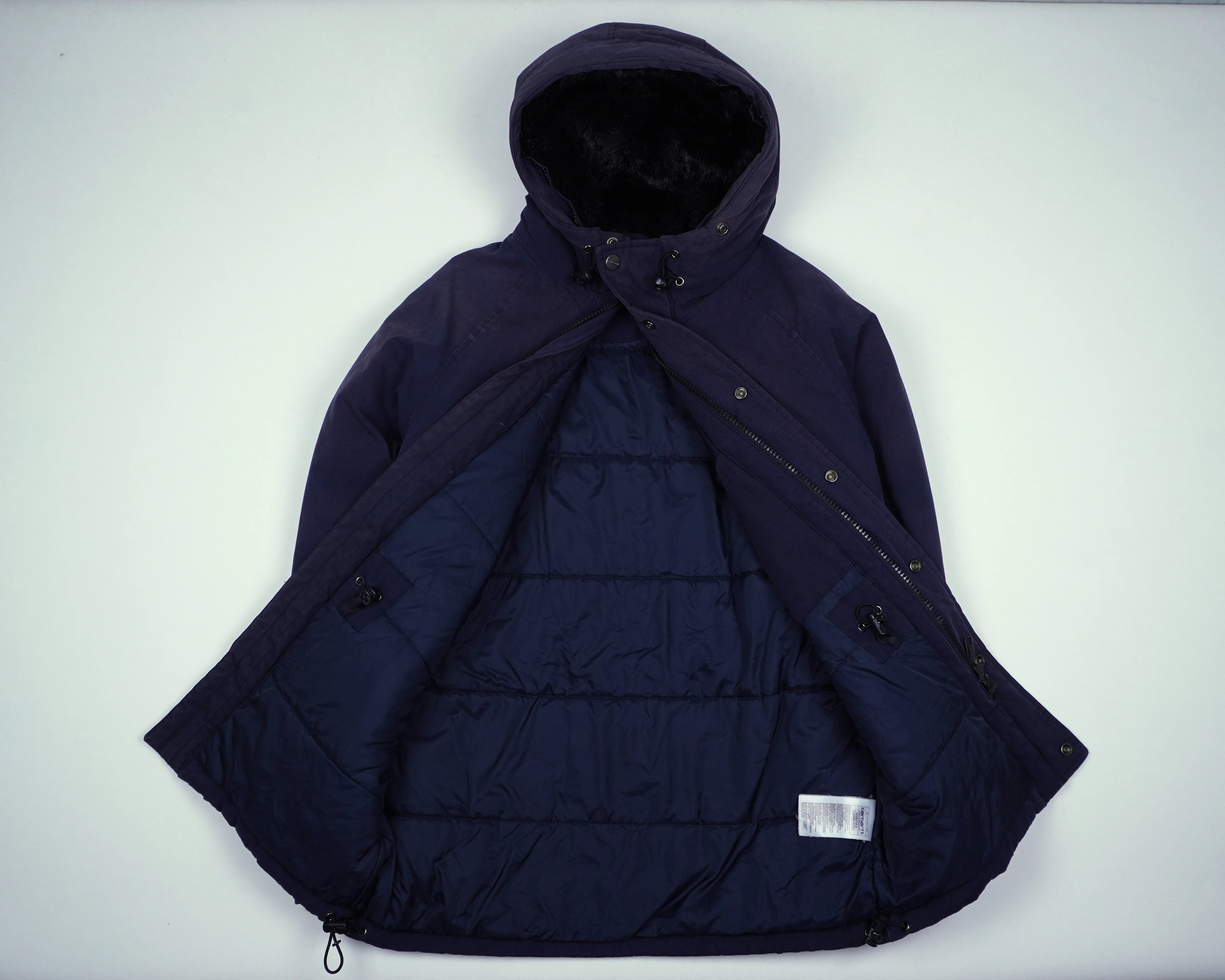 Carhartt Navy Parka Jacket M Cotton, Polyester