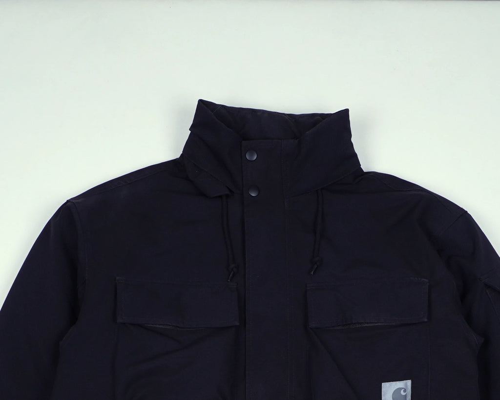 Carhartt Wip Black Utility Jacket L Polyester