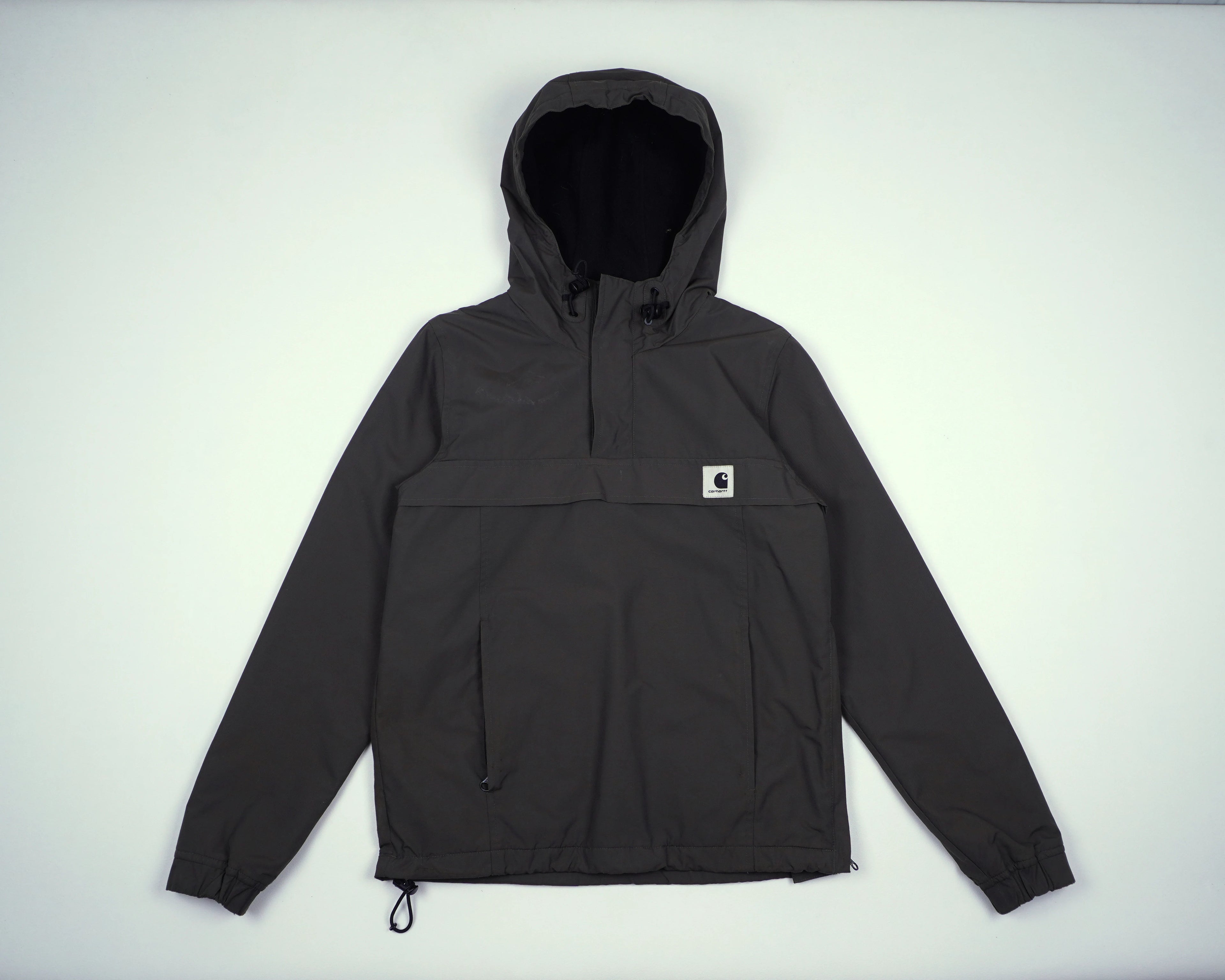 Carhartt Gray Anorak Jacket XS Polyester, Fleece