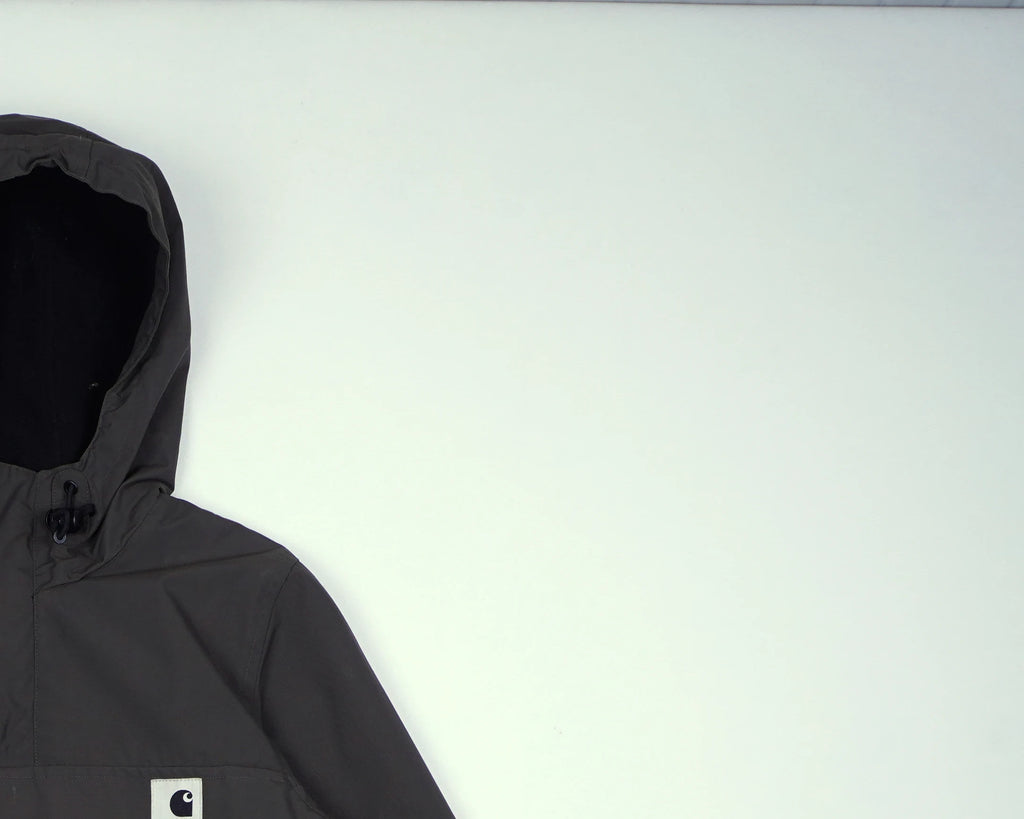 Carhartt Gray Anorak Jacket XS Polyester, Fleece