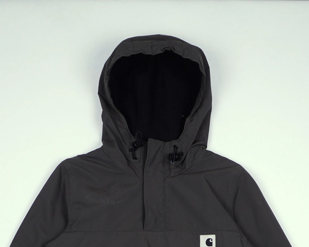 Carhartt Gray Anorak Jacket XS Polyester, Fleece