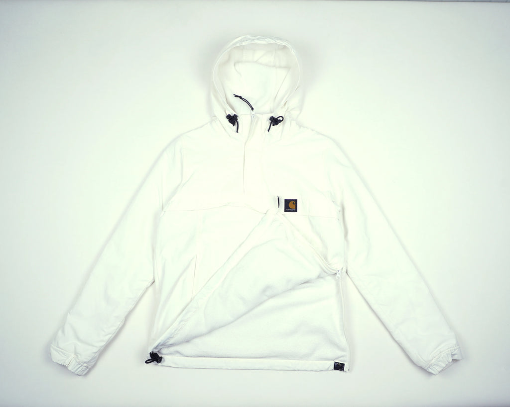 Carhartt White Anorak Jacket XS Polyester