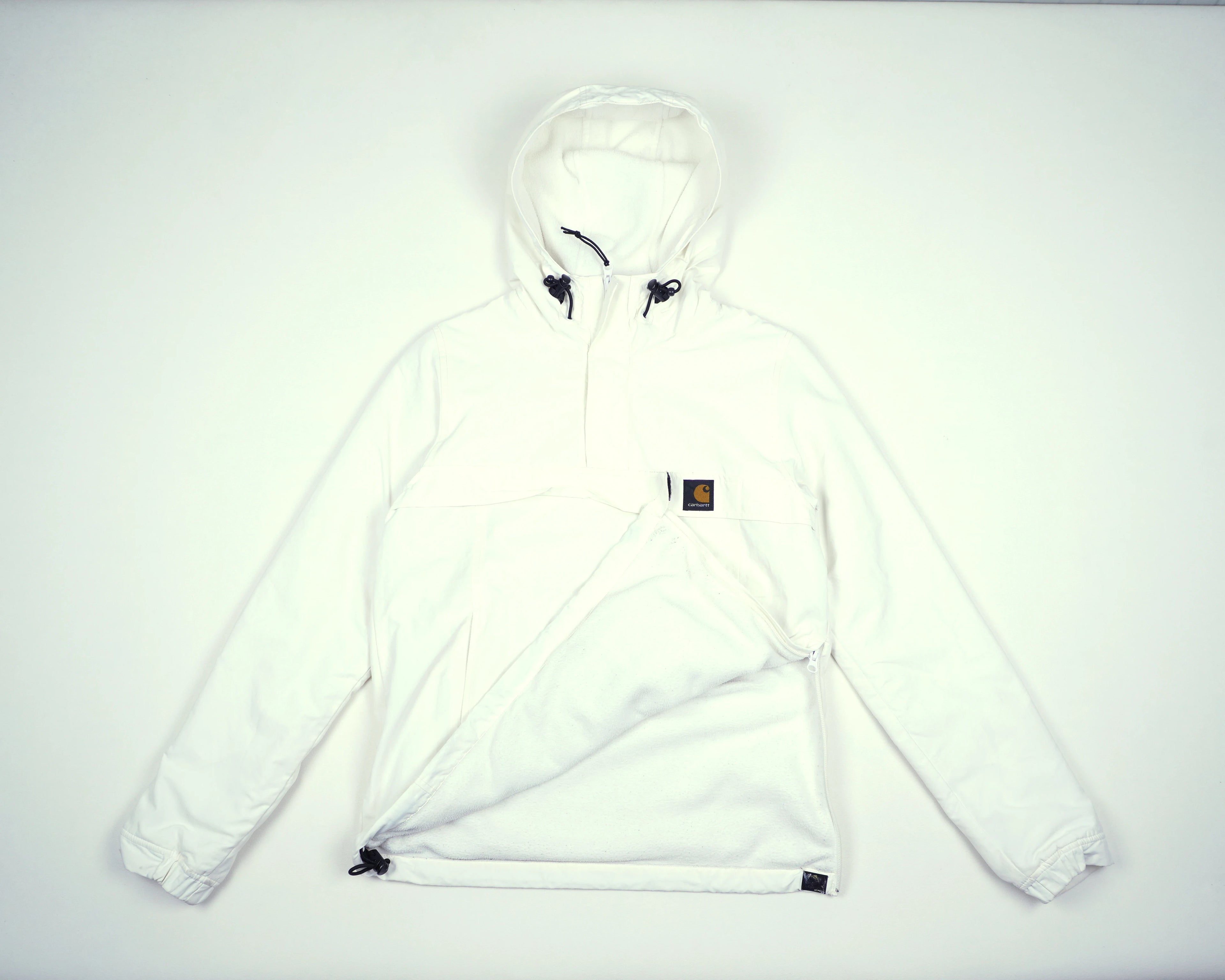 Carhartt White Anorak Jacket XS Polyester