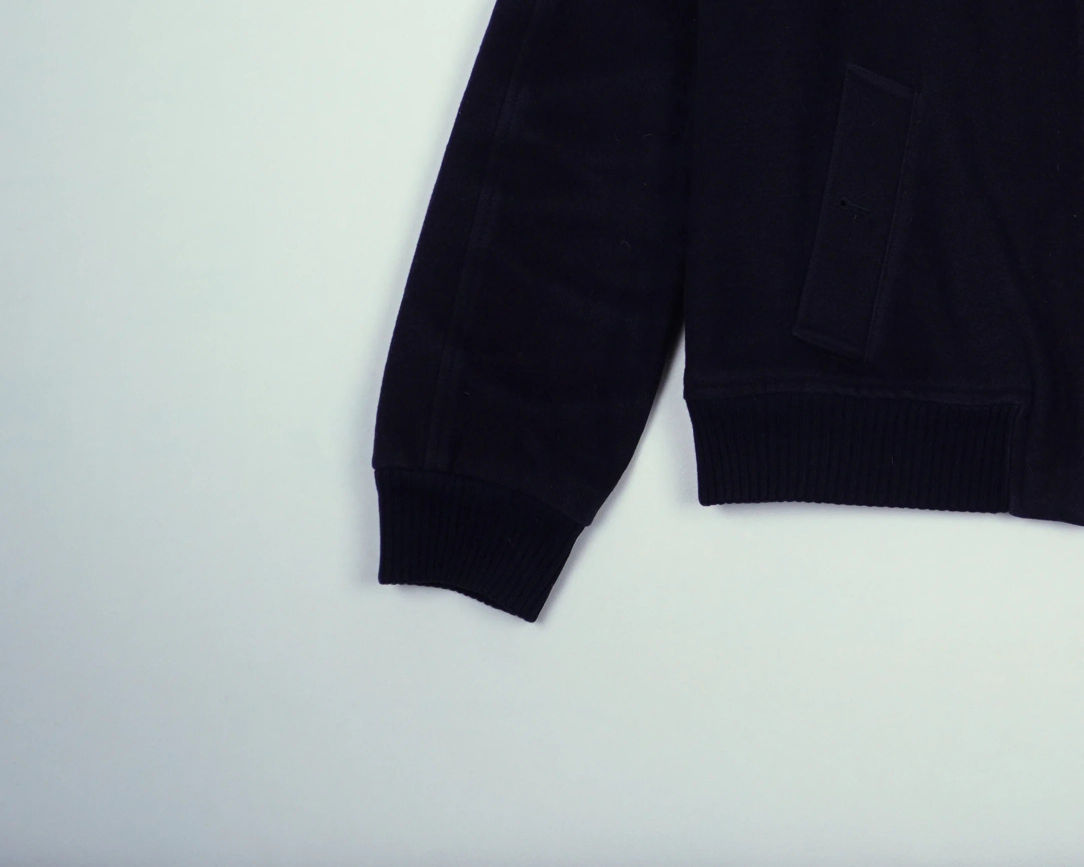 Burberry Navy Bomber Jacket S Wool