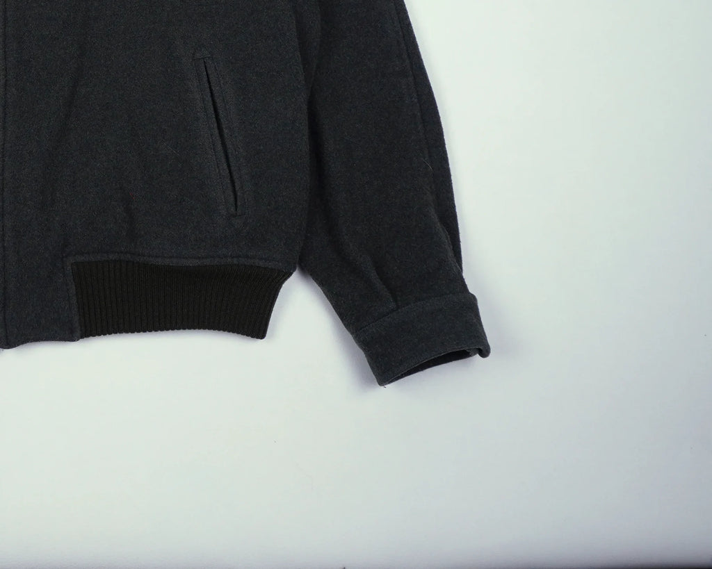 Burberry Green Bomber Jacket L Wool