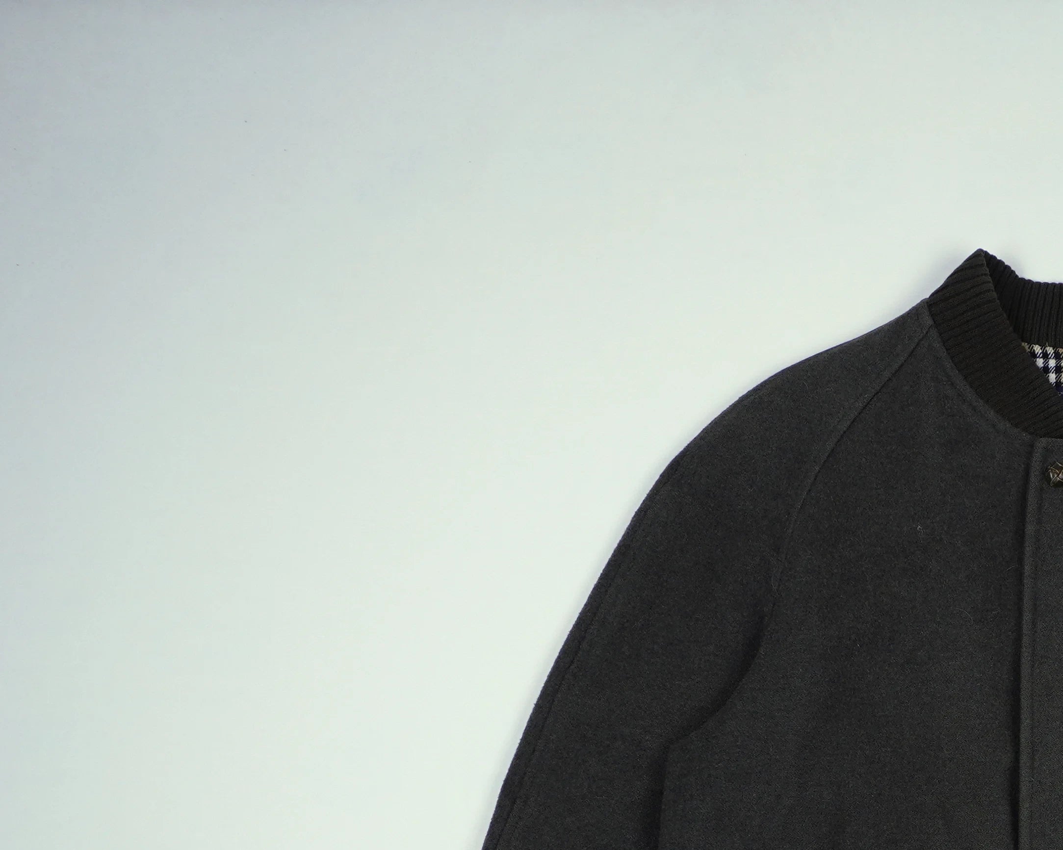 Burberry Green Bomber Jacket M Wool