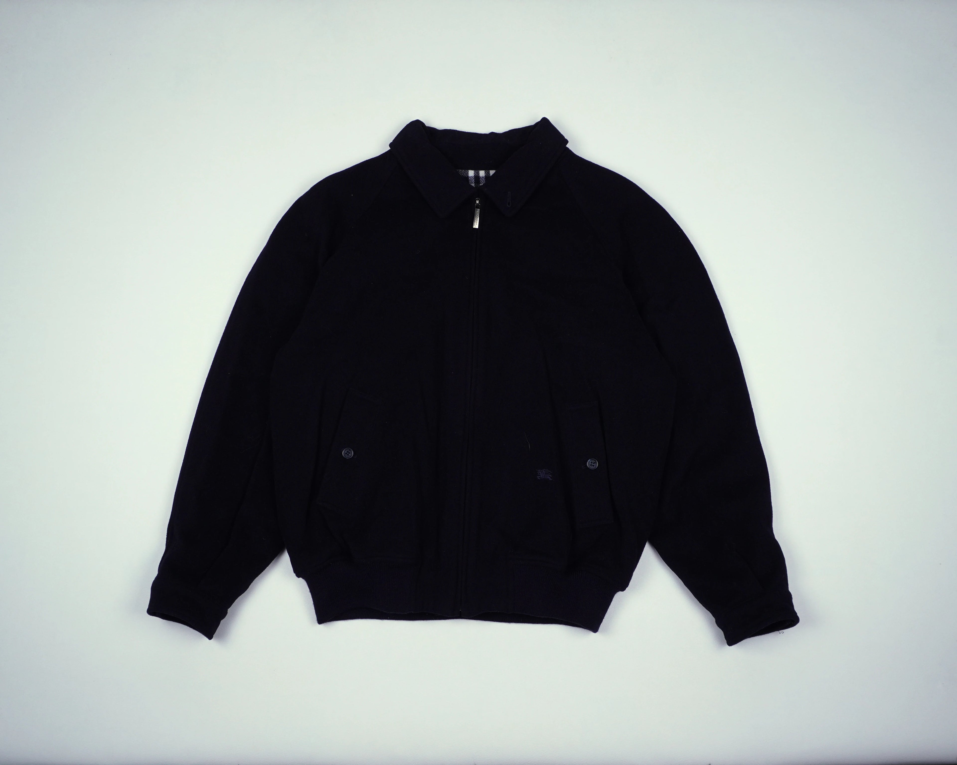 Burberry Navy Harrington Jacket L