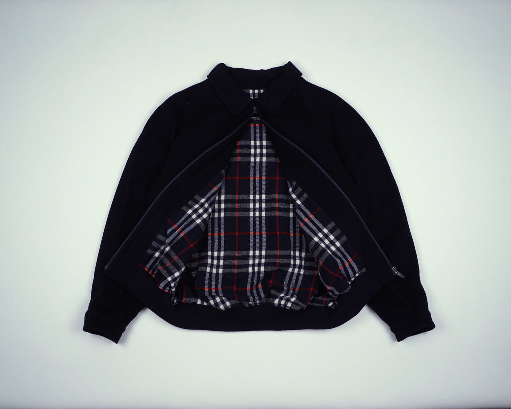 Burberry Navy Harrington Jacket L