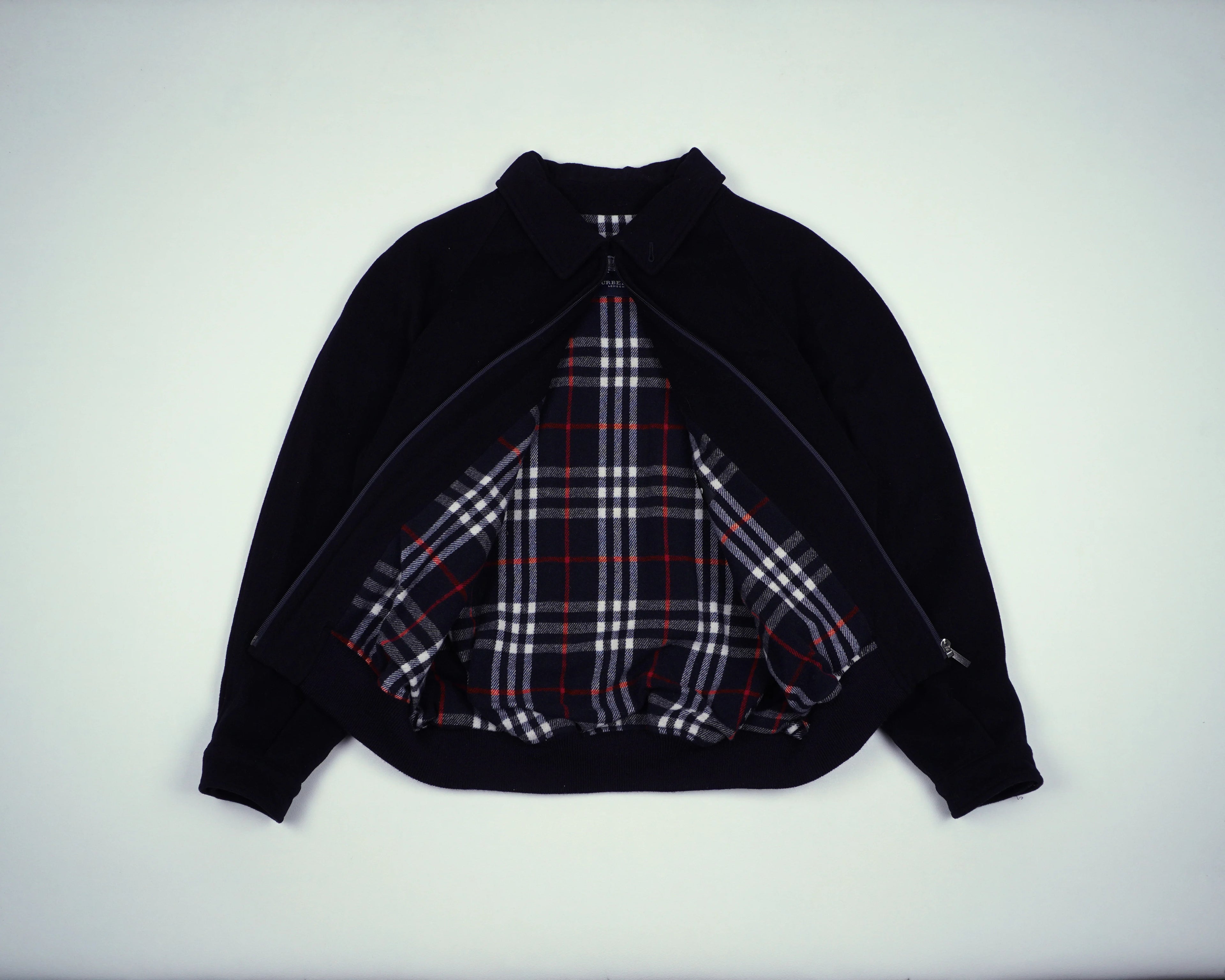 Burberry Navy Harrington Jacket L