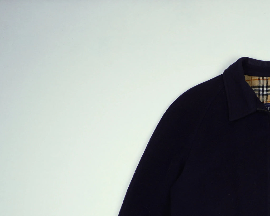 Burberry Navy Harrington Jacket M