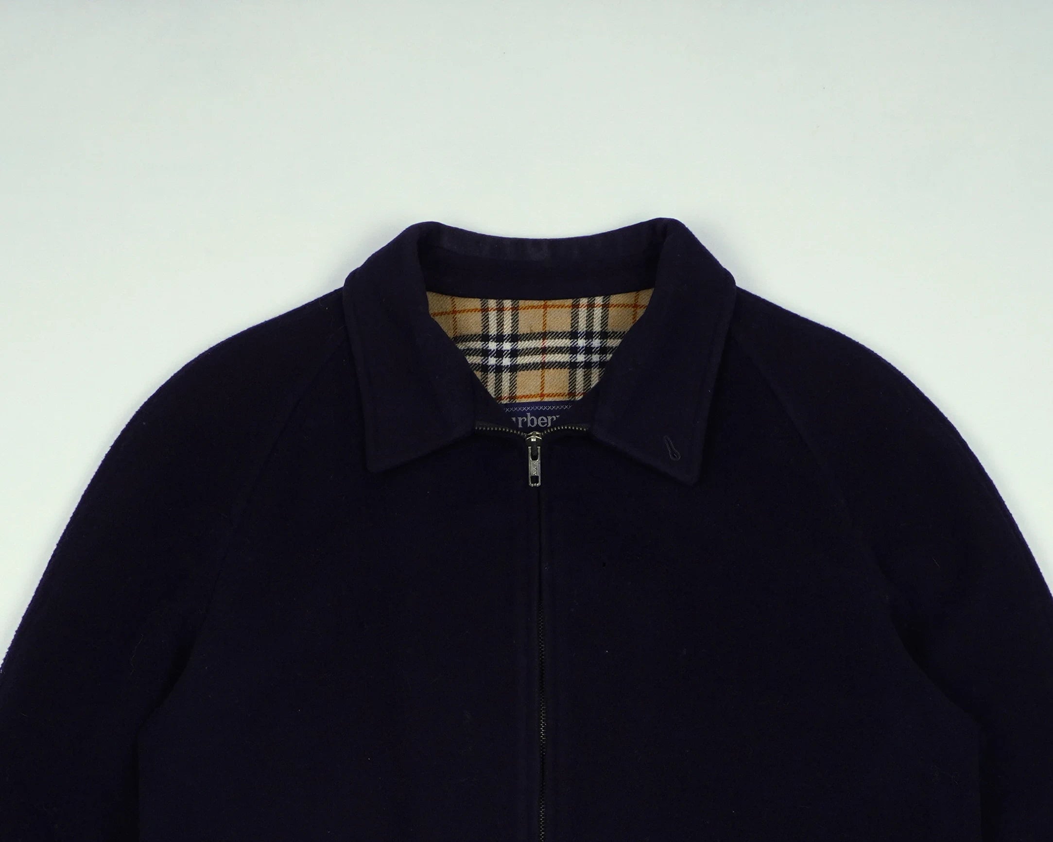 Burberry Navy Harrington Jacket M