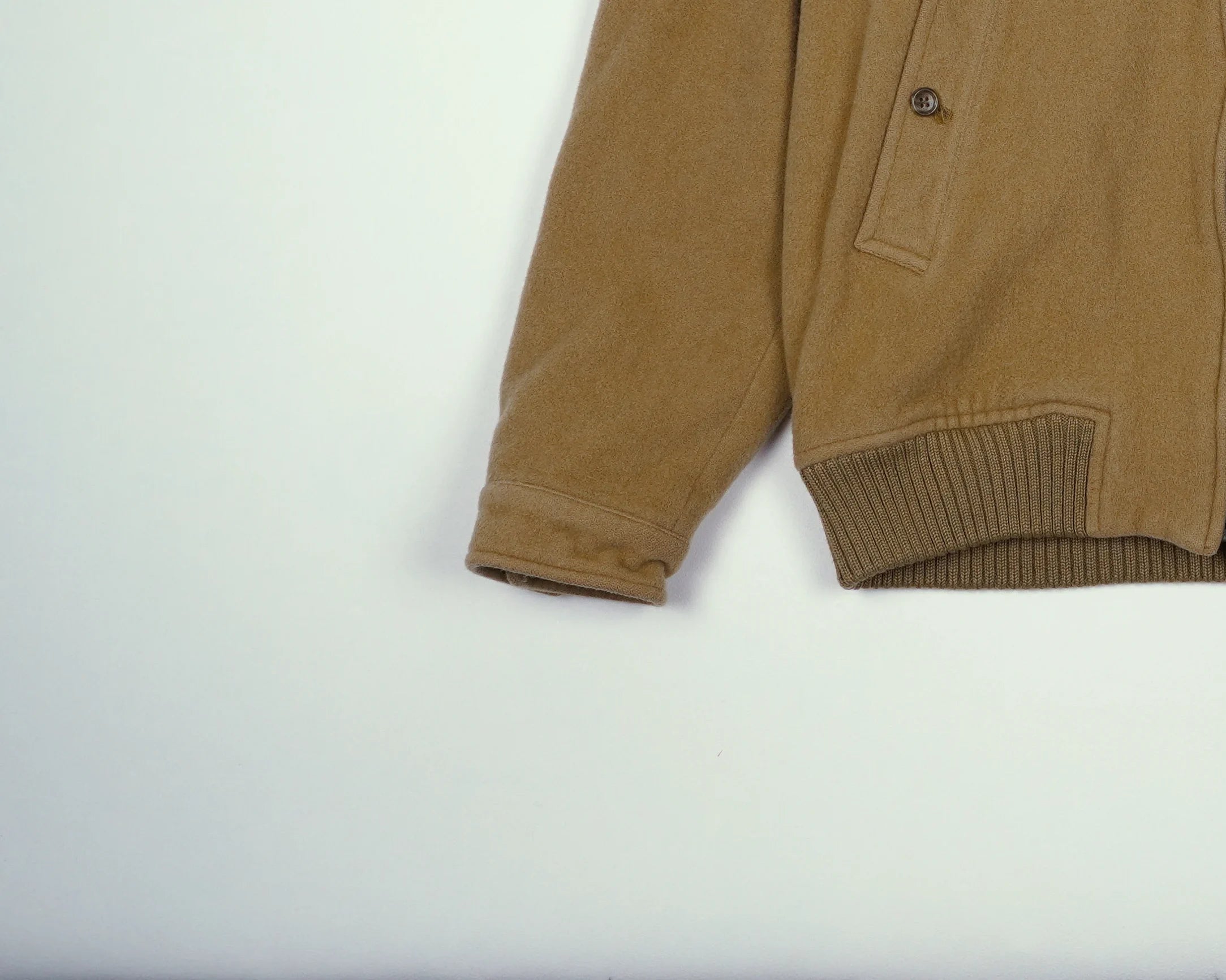 Burberry Beige Harrington Jacket S Wool