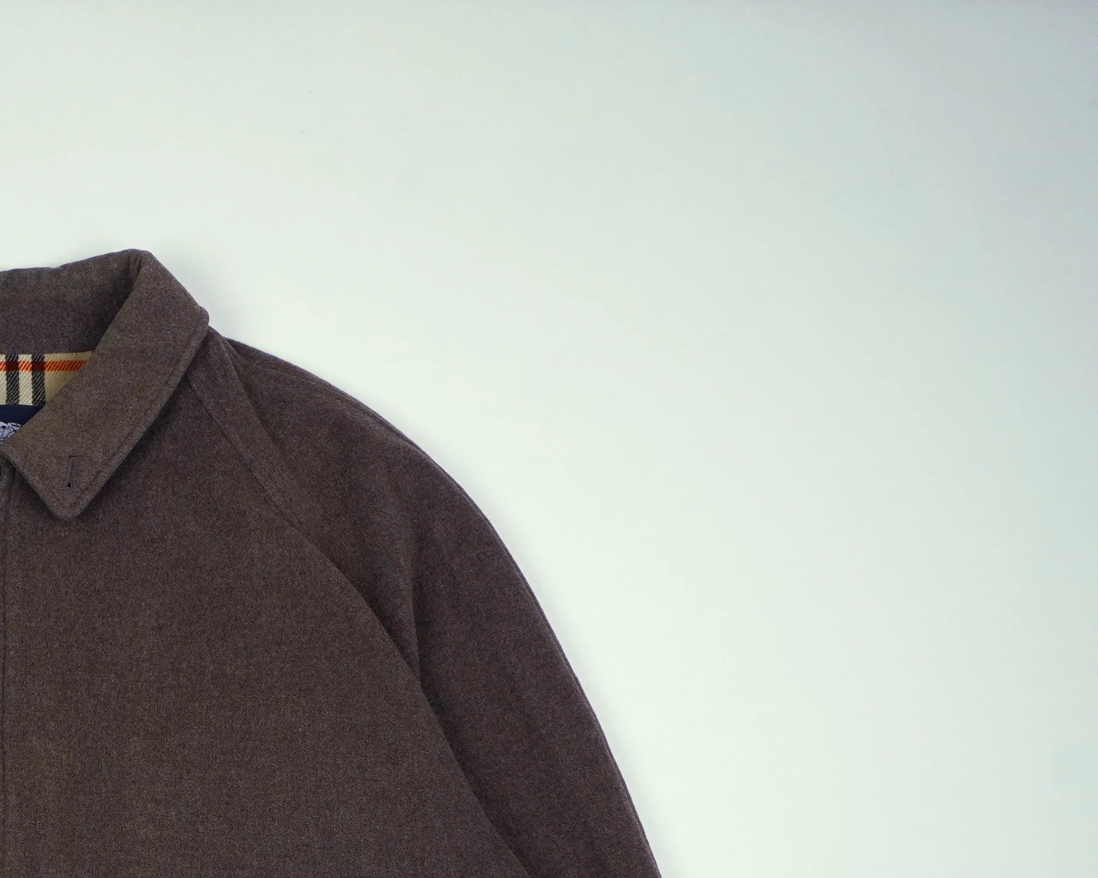 Burberry Green Harrington Jacket XL Wool