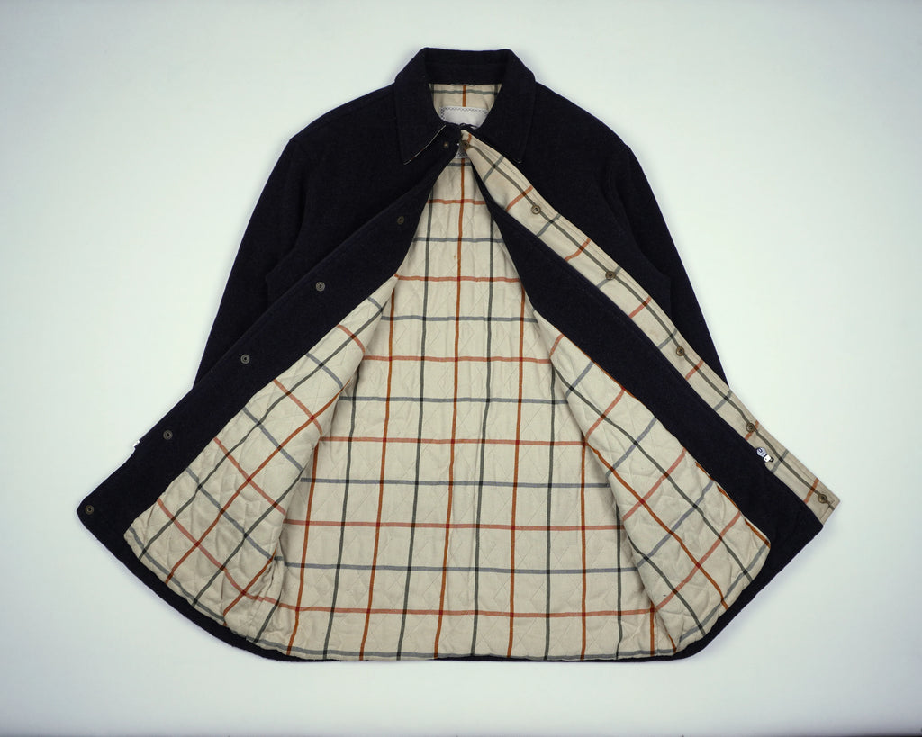 Burberry Black Overcoat S Wool