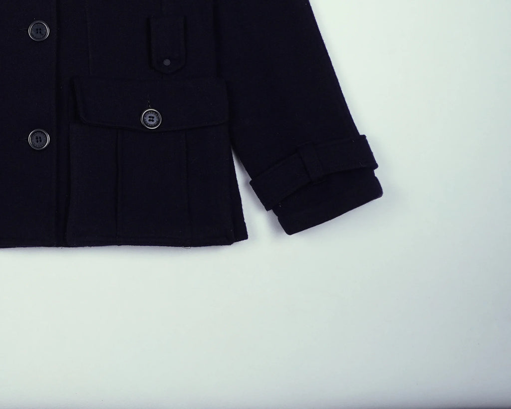 Burberry Navy Peacoat S Wool