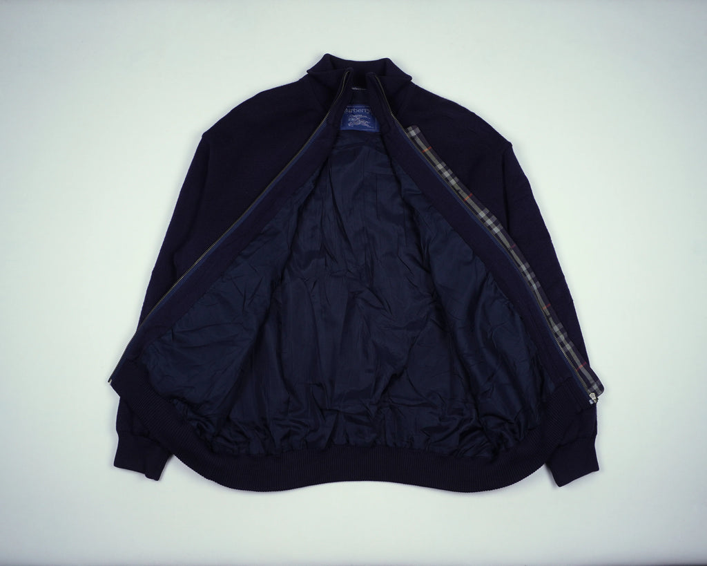 Burberry Navy Jacket XL Wool