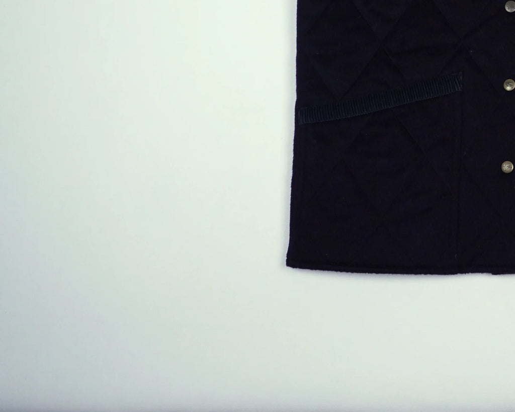 Burberry Navy Vest S Wool