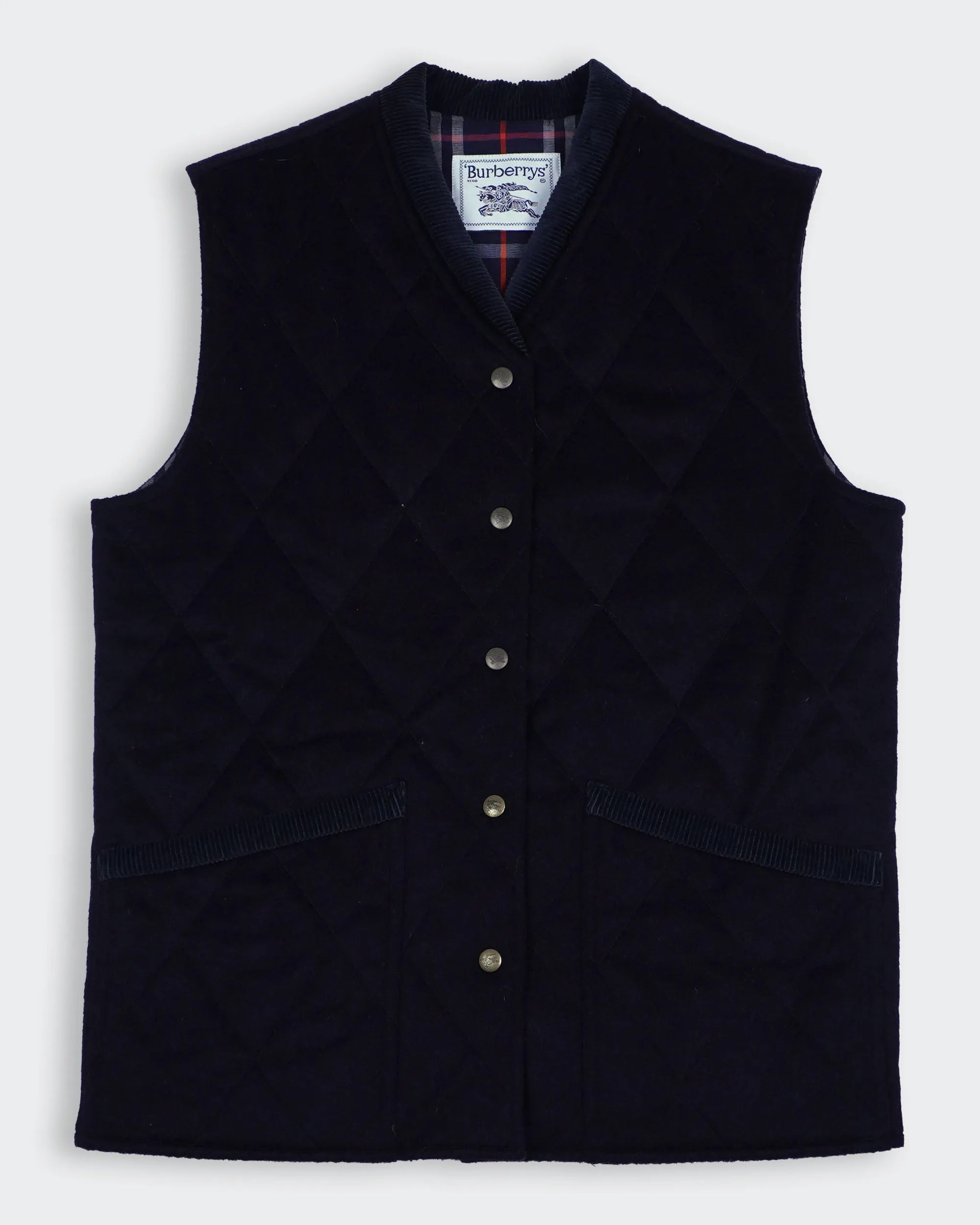 Burberry Navy Wool Vest - M