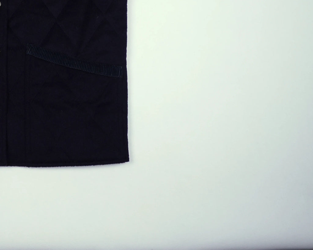 Burberry Navy Vest S Wool