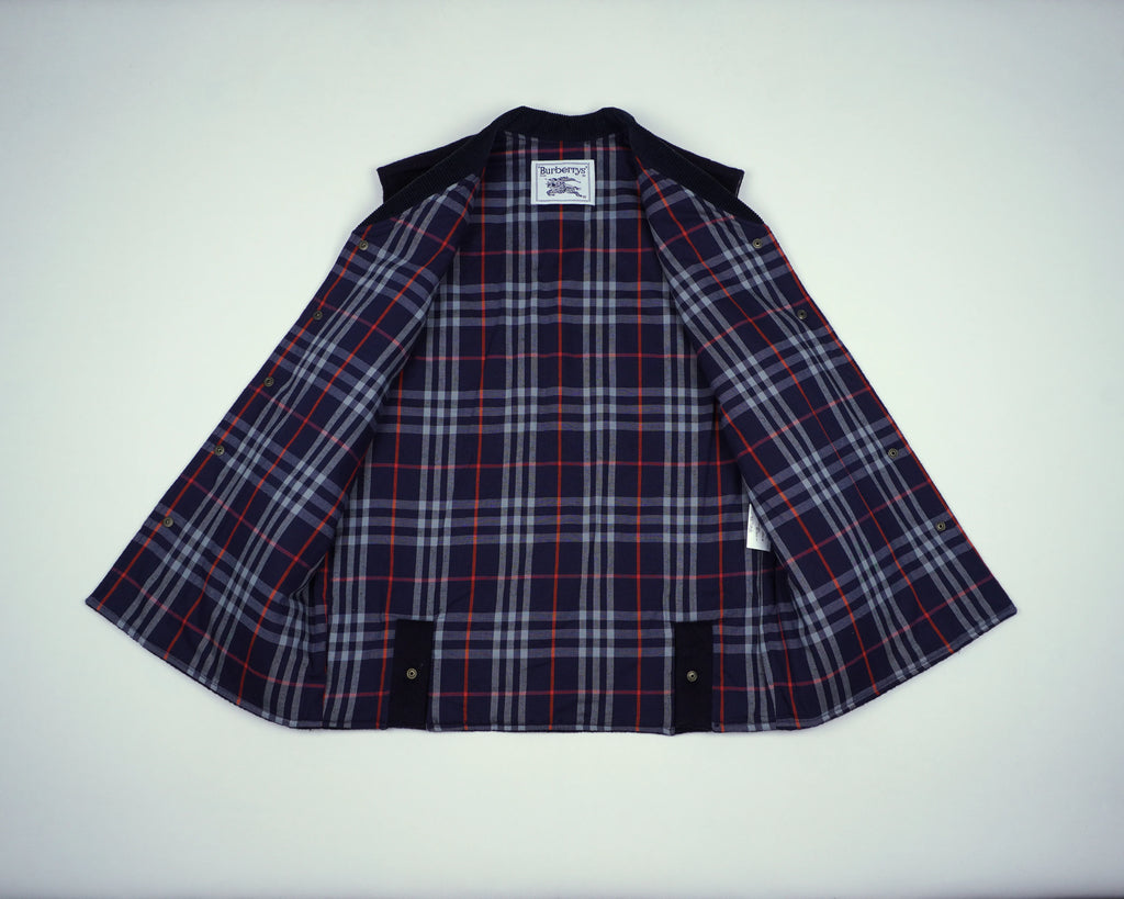 Burberry Navy Vest S Wool