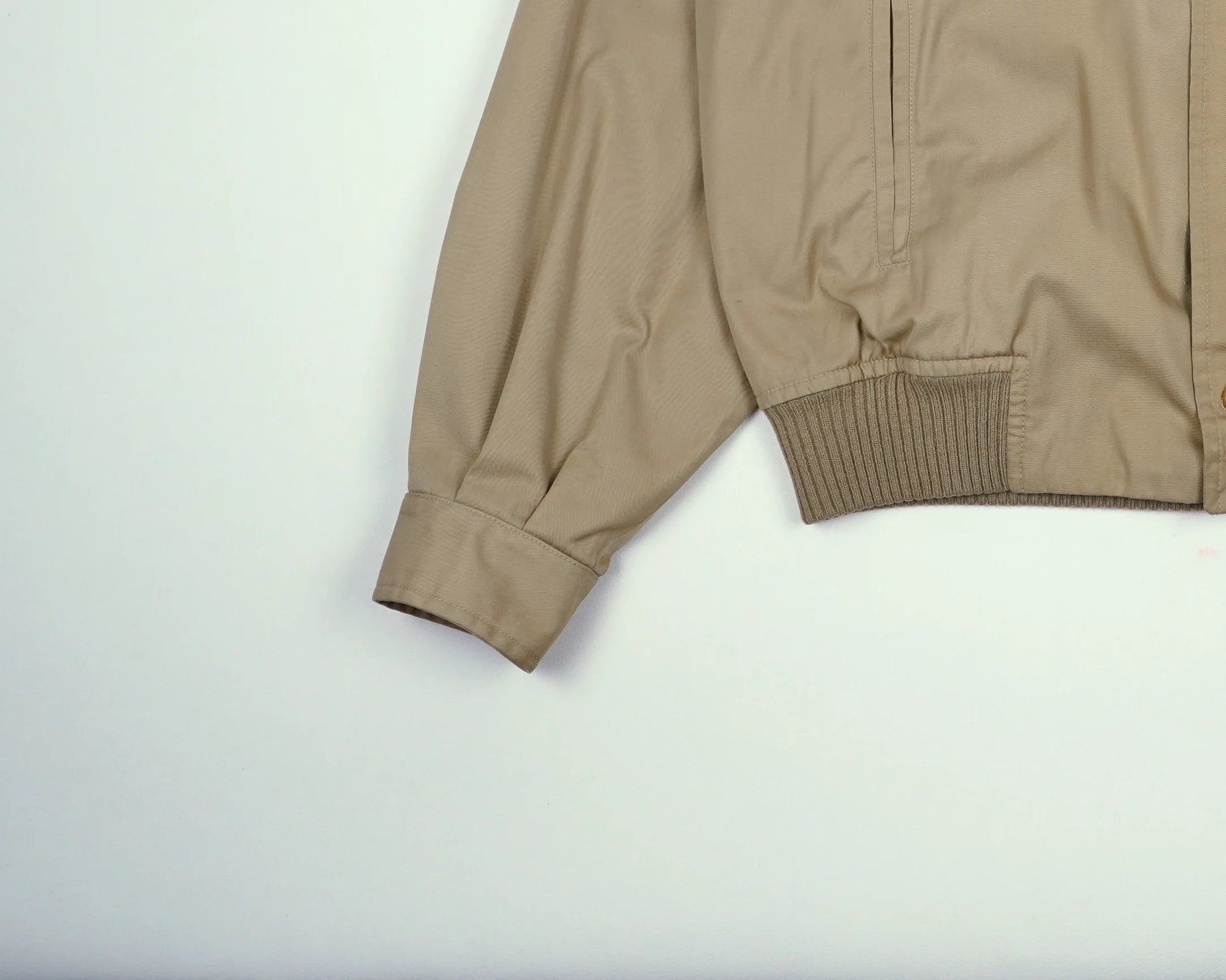 Burberry Beige Jacket L Polyester, Cotton