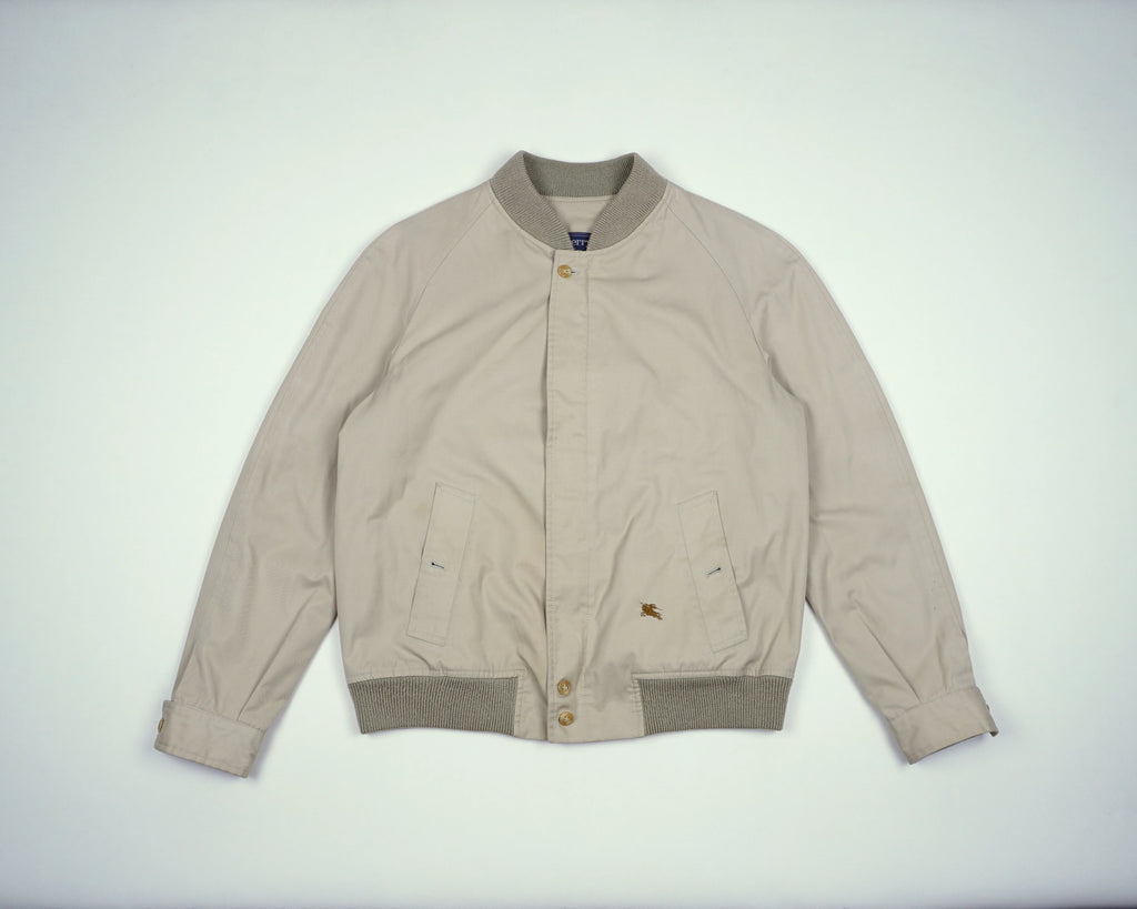 Burberry Beige Jacket S Polyester, Cotton