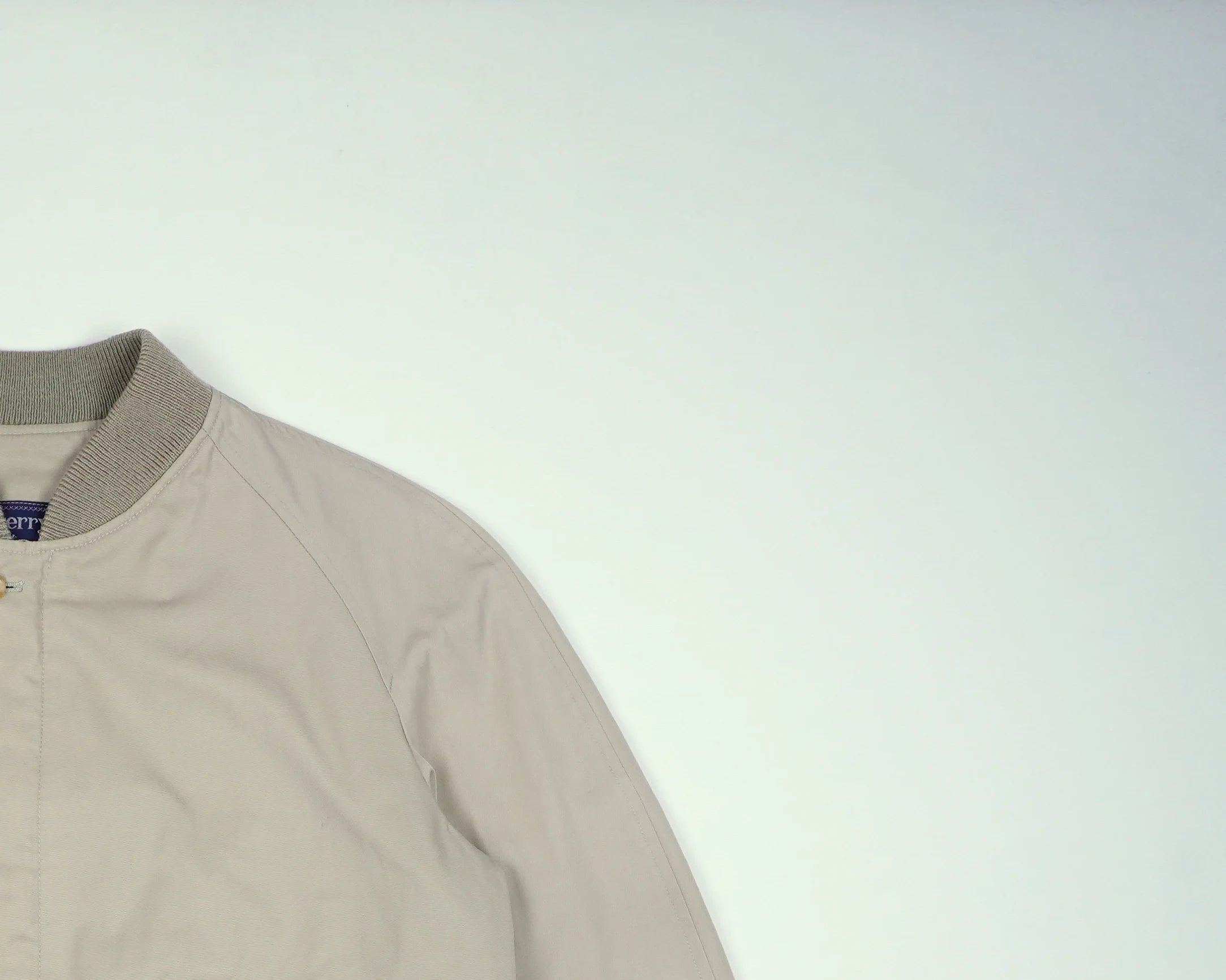 Burberry Beige Jacket S Polyester, Cotton