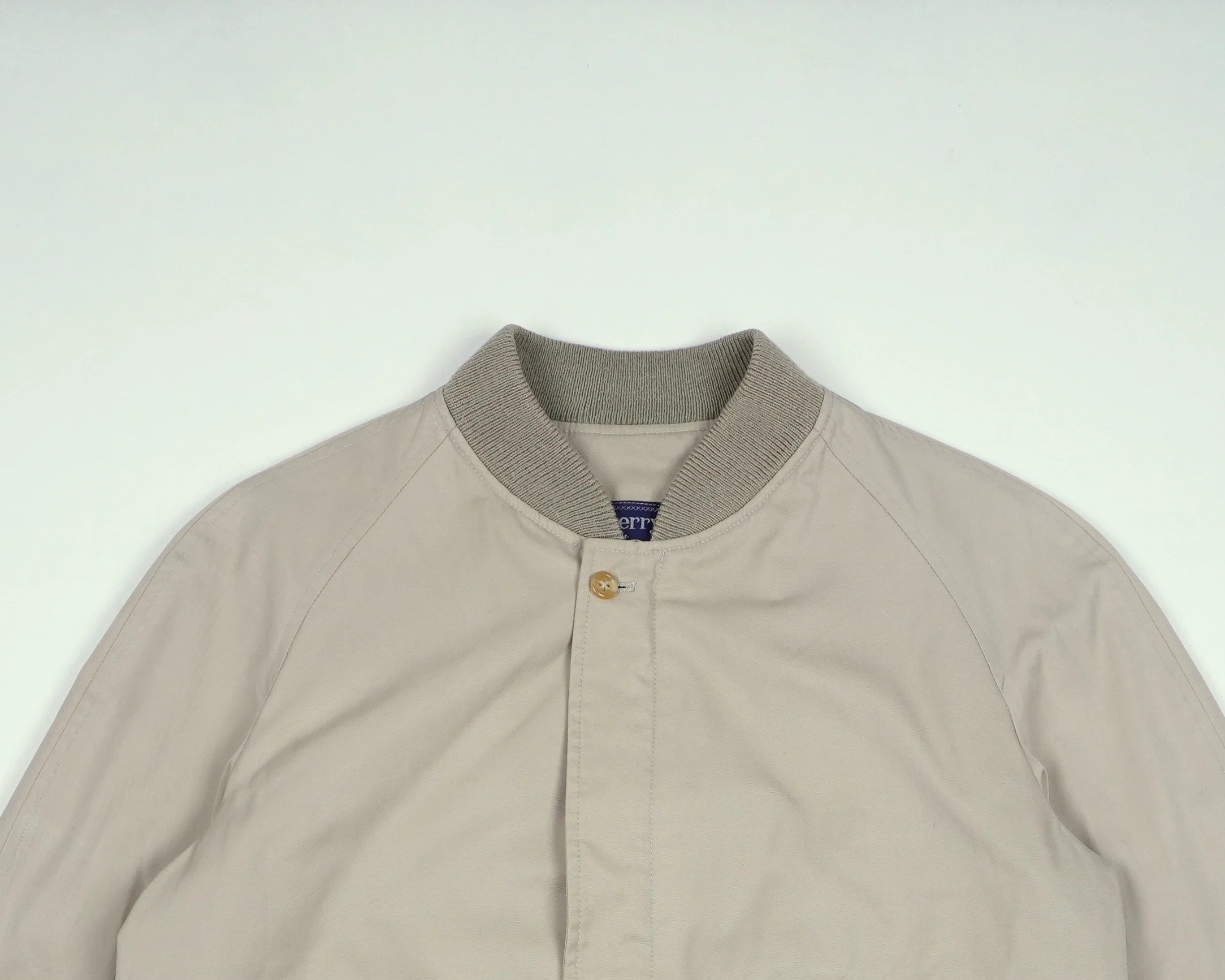 Burberry Beige Jacket S Polyester, Cotton