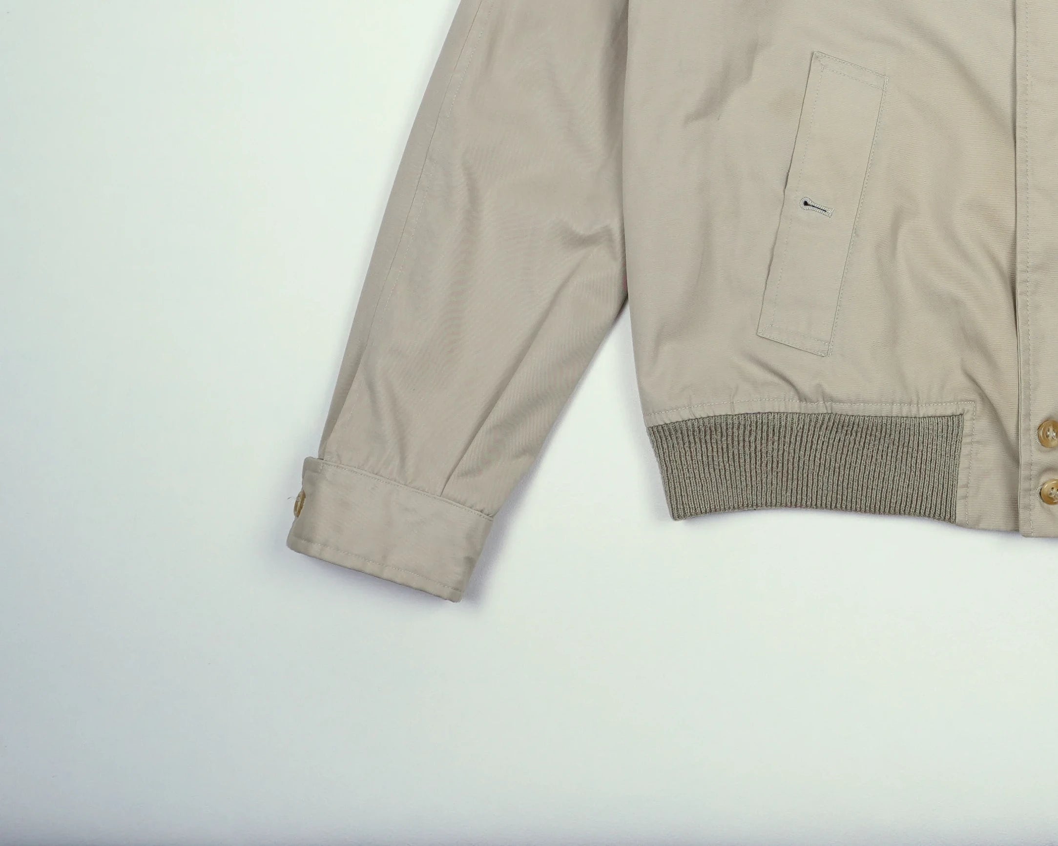 Burberry Beige Jacket S Polyester, Cotton