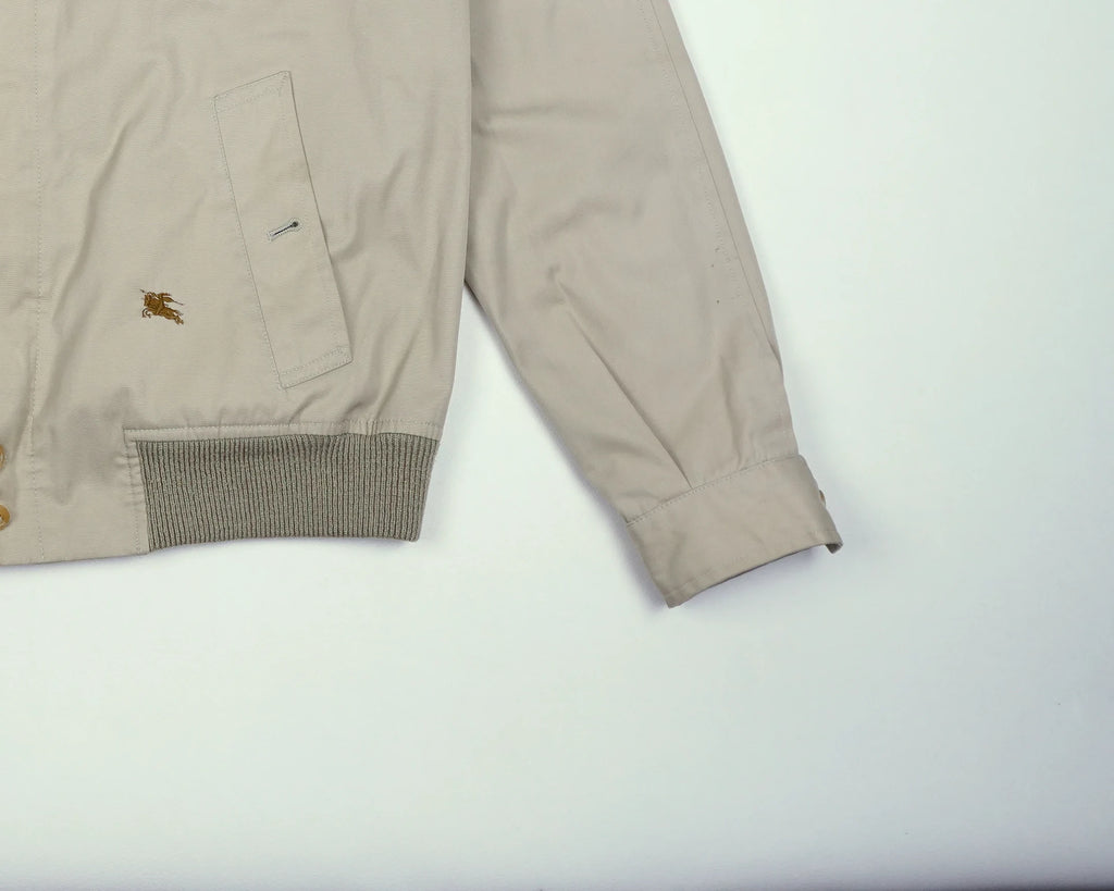 Burberry Beige Jacket S Polyester, Cotton