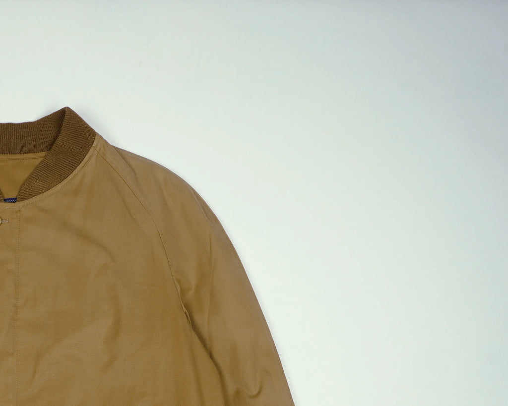 Burberry Brown Bomber Jacket M Cotton