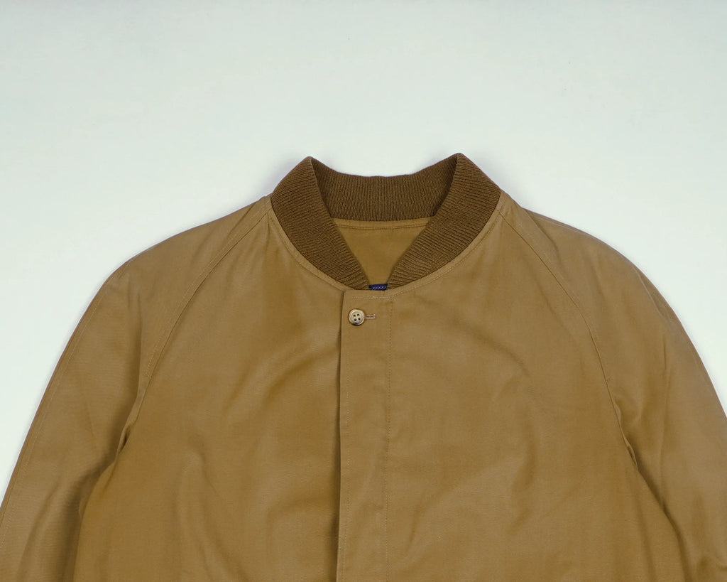 Burberry Brown Bomber Jacket M Cotton
