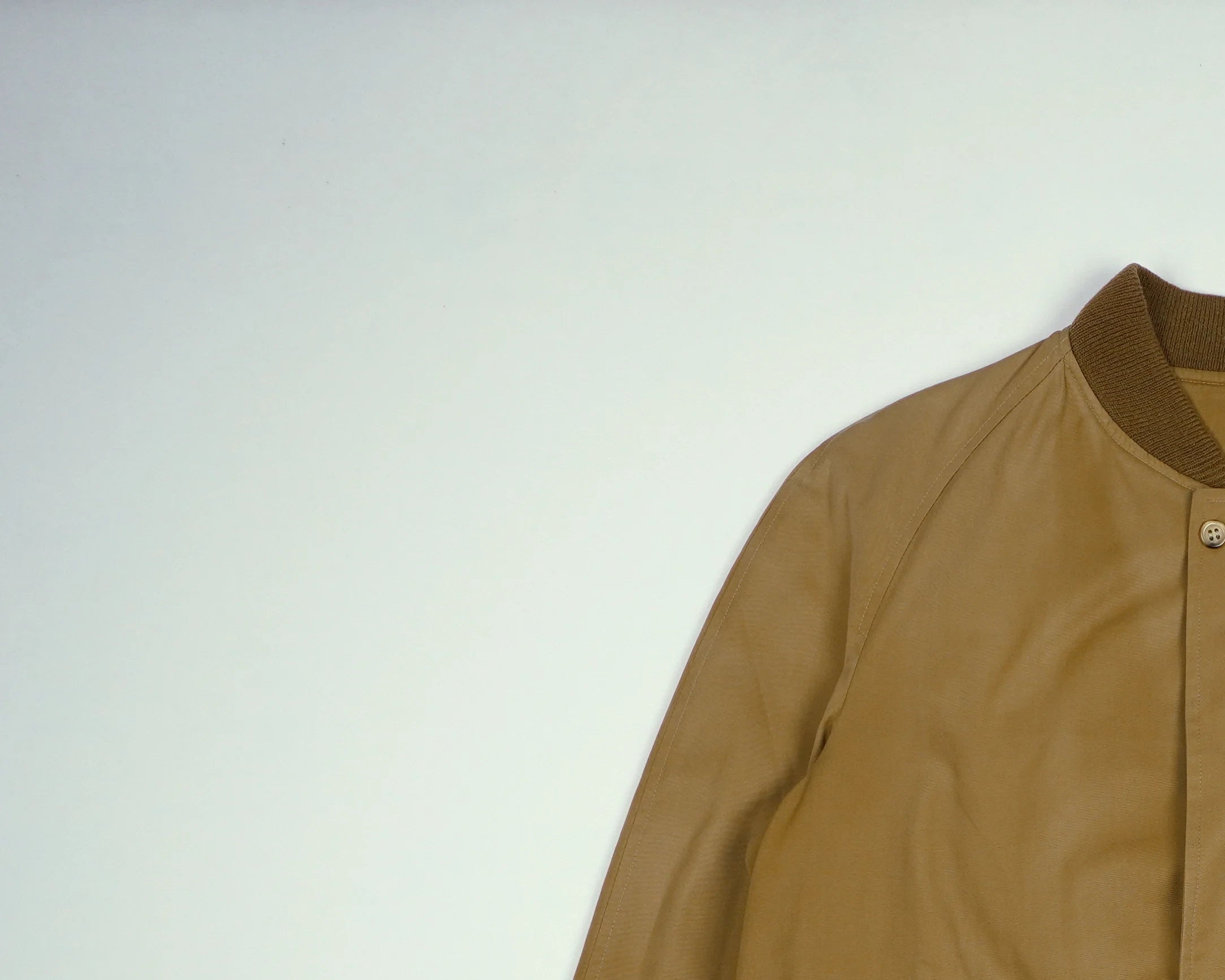 Burberry Brown Bomber Jacket M Cotton