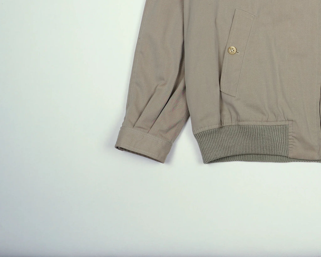 Burberry Beige Bomber Jacket S Polyester, Cotton