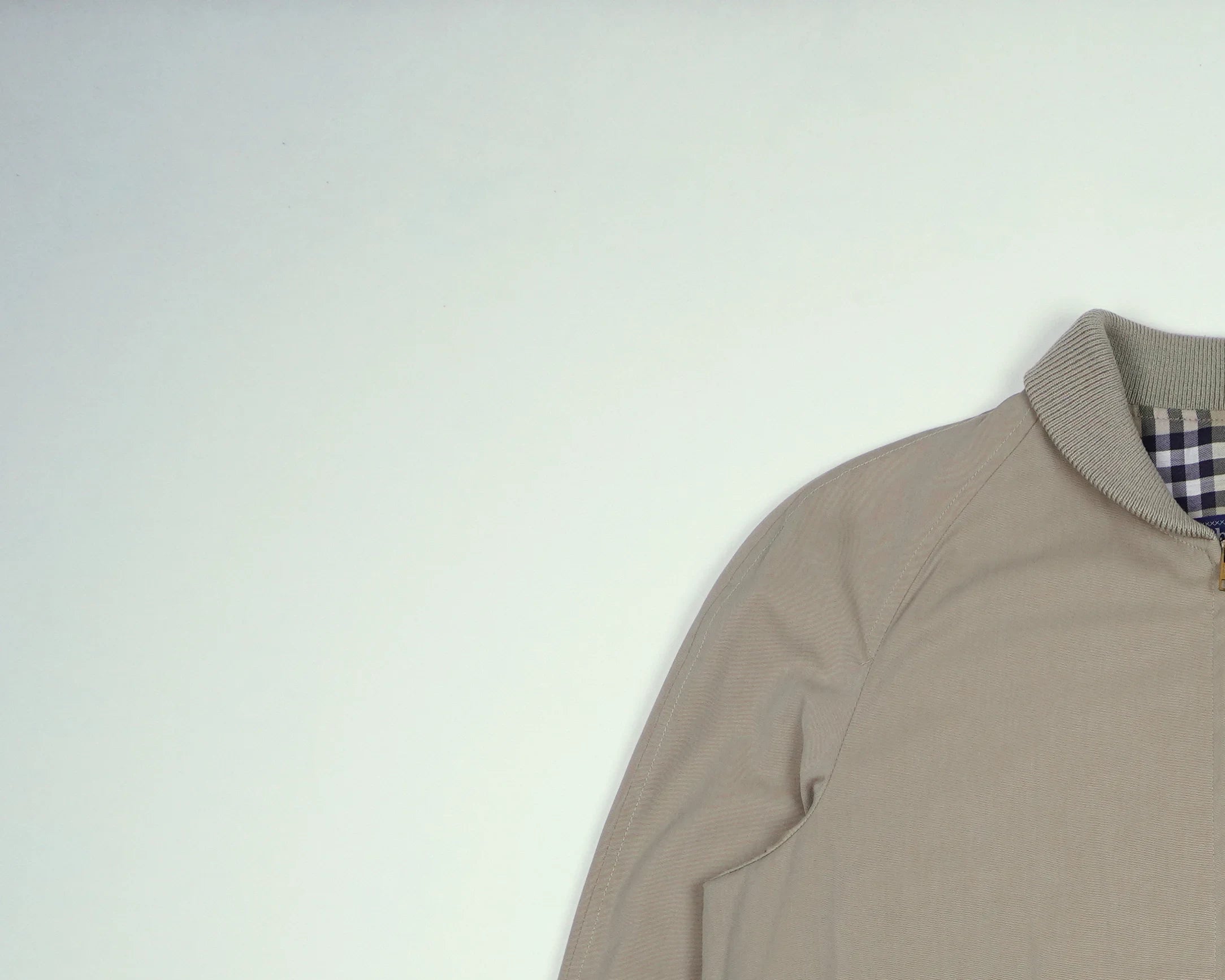 Burberry Beige Bomber Jacket S Polyester, Cotton